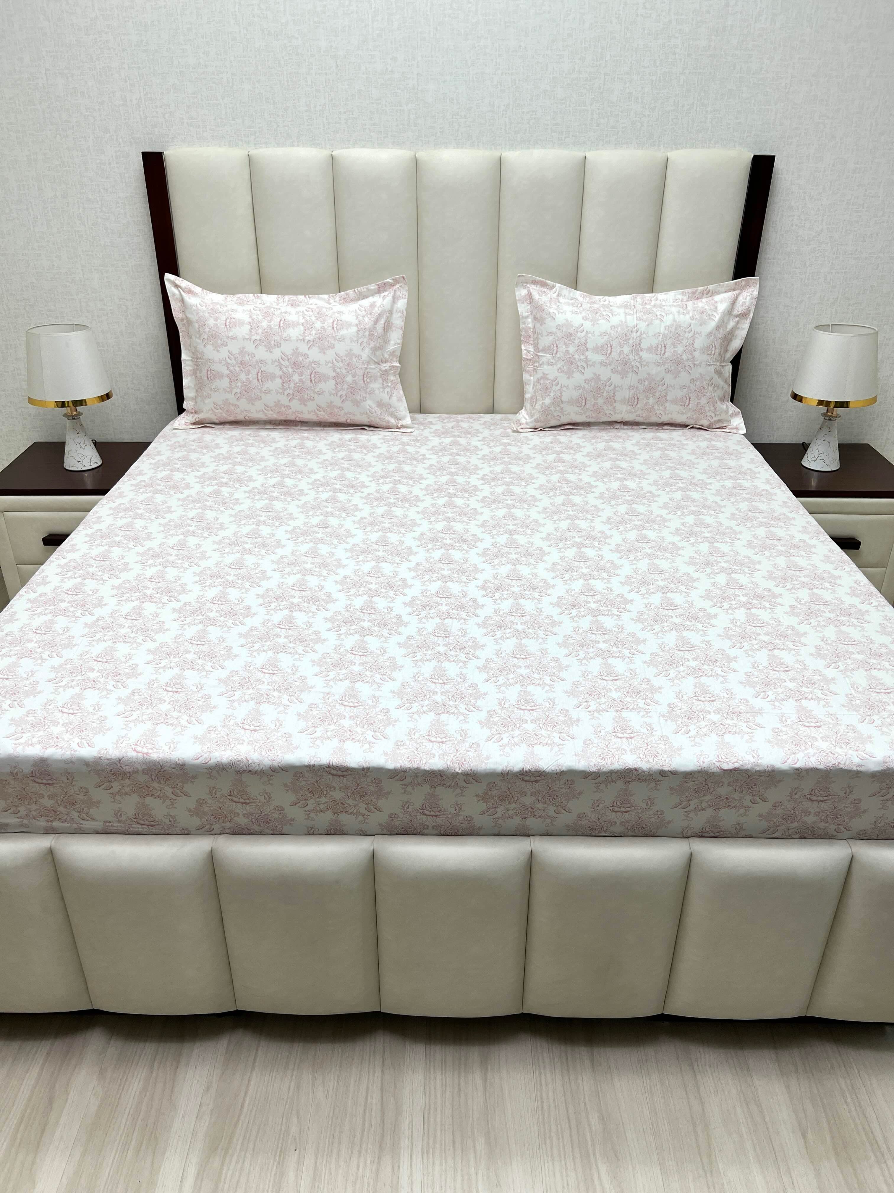 Pure Decor Pure Cotton King Size Double Bedsheet