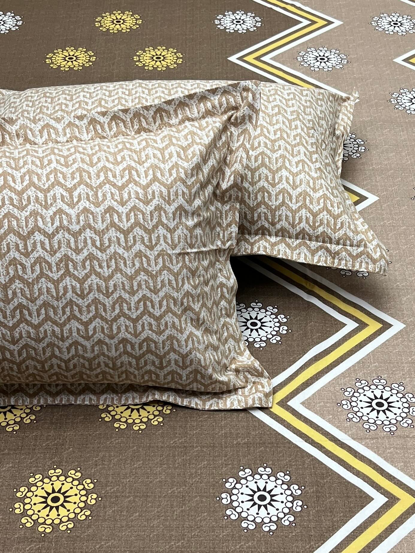 Pure Decor Pure Cotton Queen Size Double Bedsheet