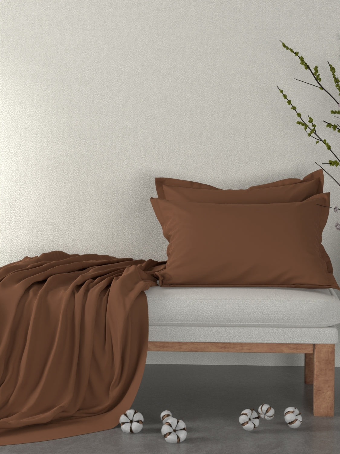 Pure Decor Pure Cotton King Size Double Bedsheet