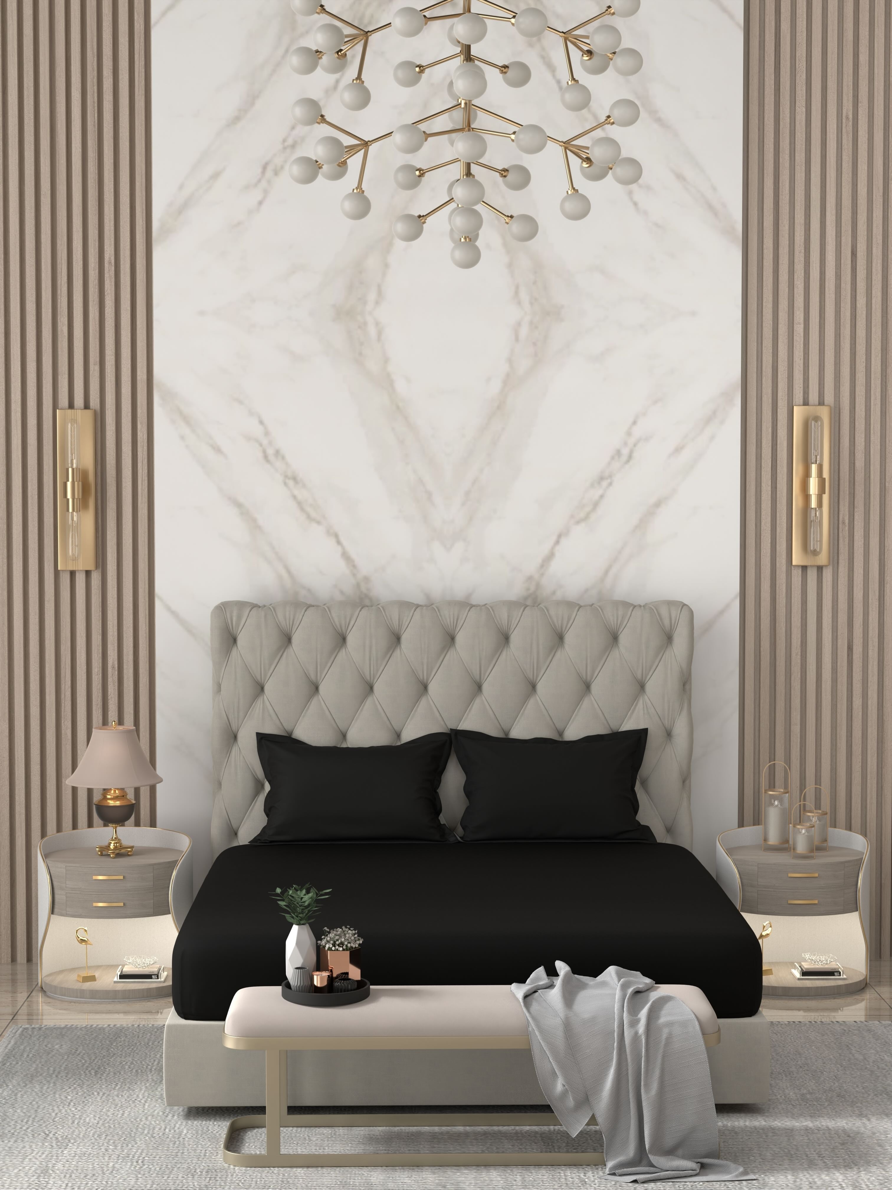 Pure Decor Pure Cotton King Size Double Bedsheet