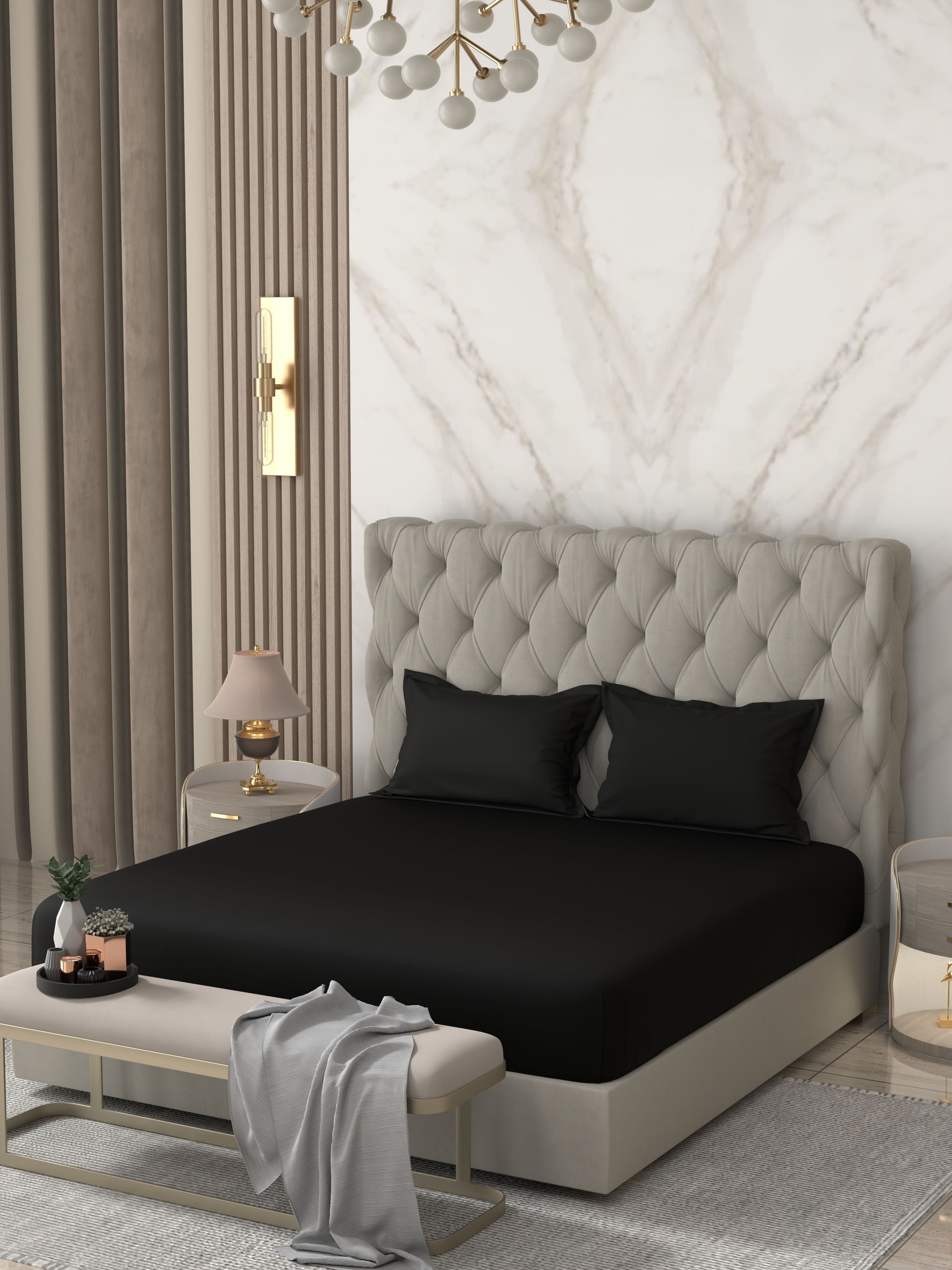 Pure Decor Pure Cotton King Size Double Bedsheet