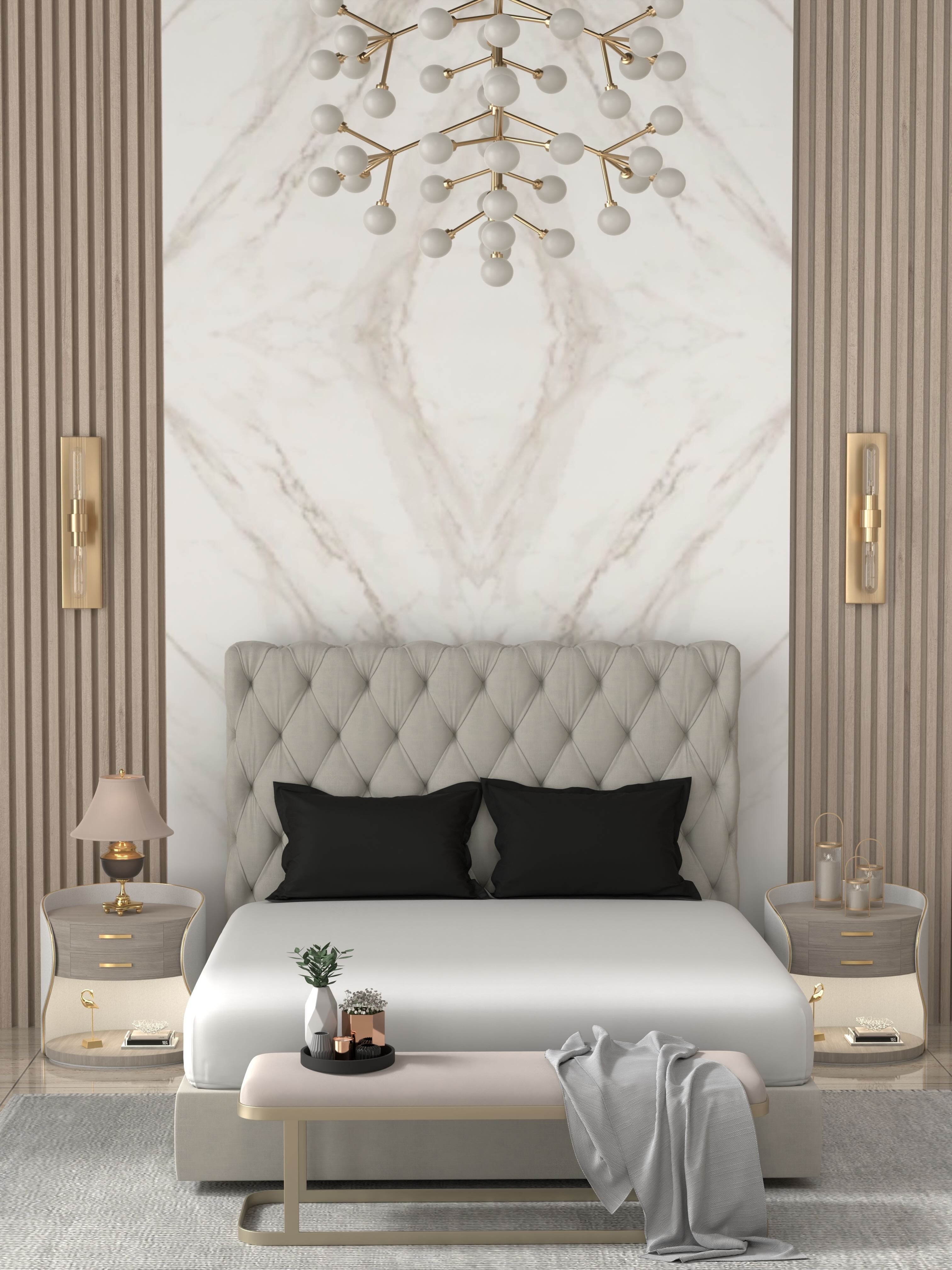 A-2817 - Pure Cotton 300 TC King Size Plain Double Bedsheet (274X274) with Two Pillow Covers (50X76)