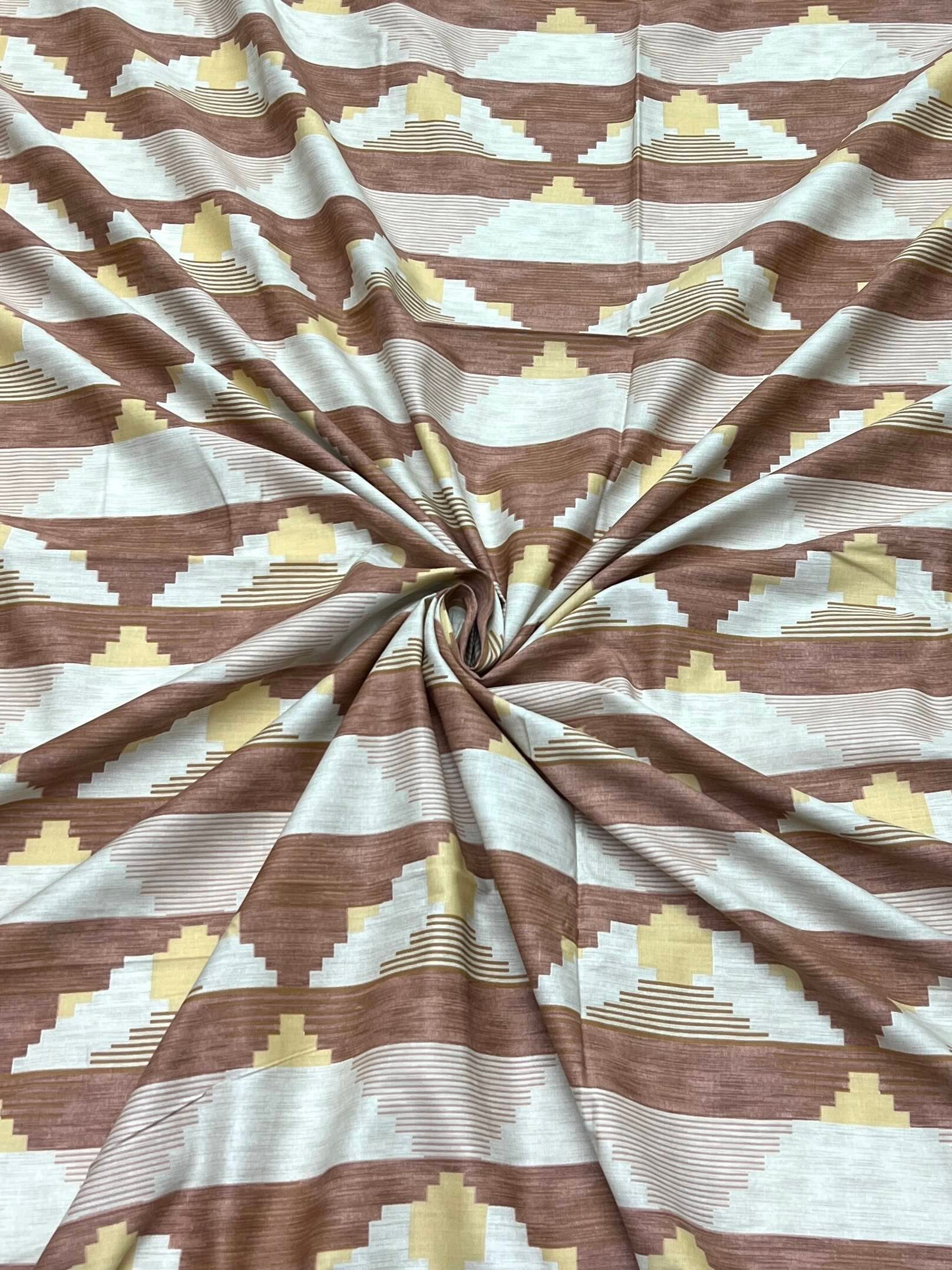 A-2904 - Pure Cotton 180 TC Super King Size Double Bedsheet (274X304) with Two Pillow Covers (50X76)