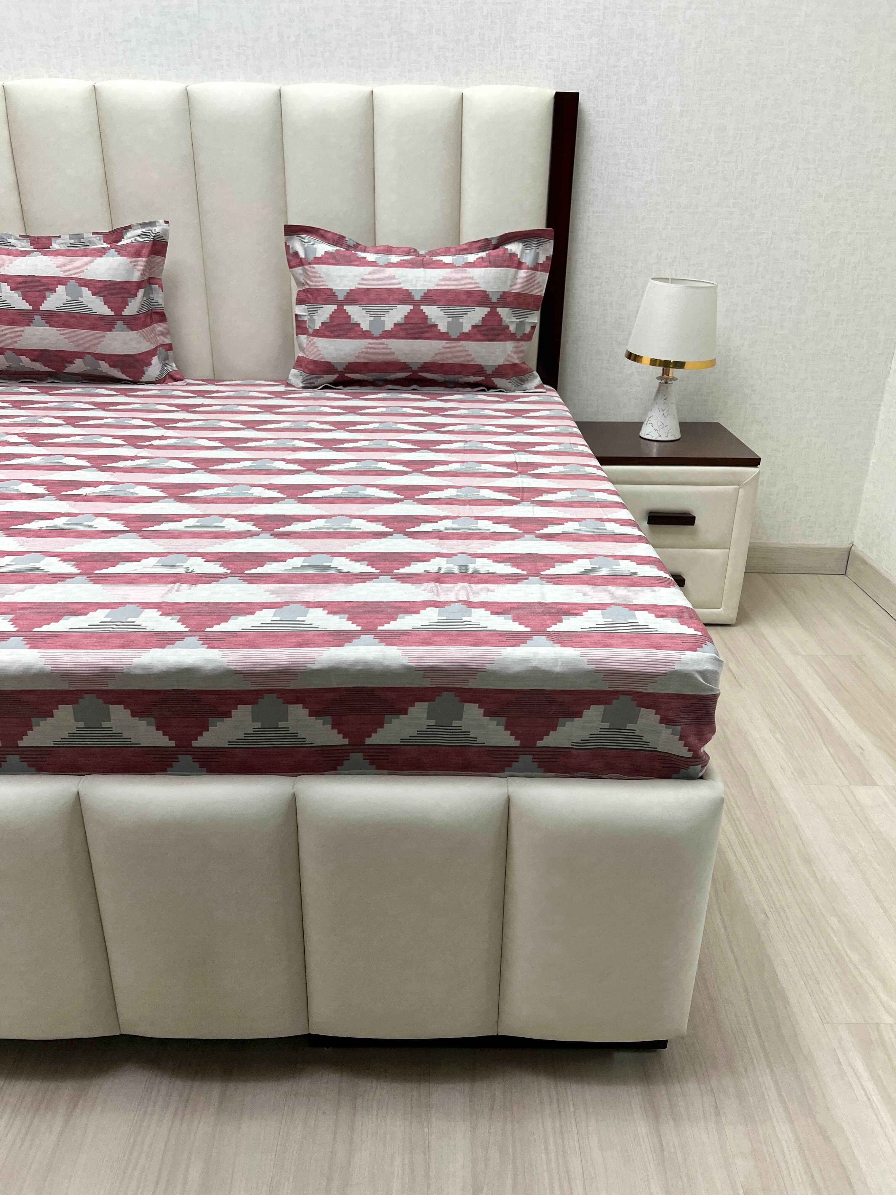 Pure Decor Pure Cotton Super King Size Double Bedsheet