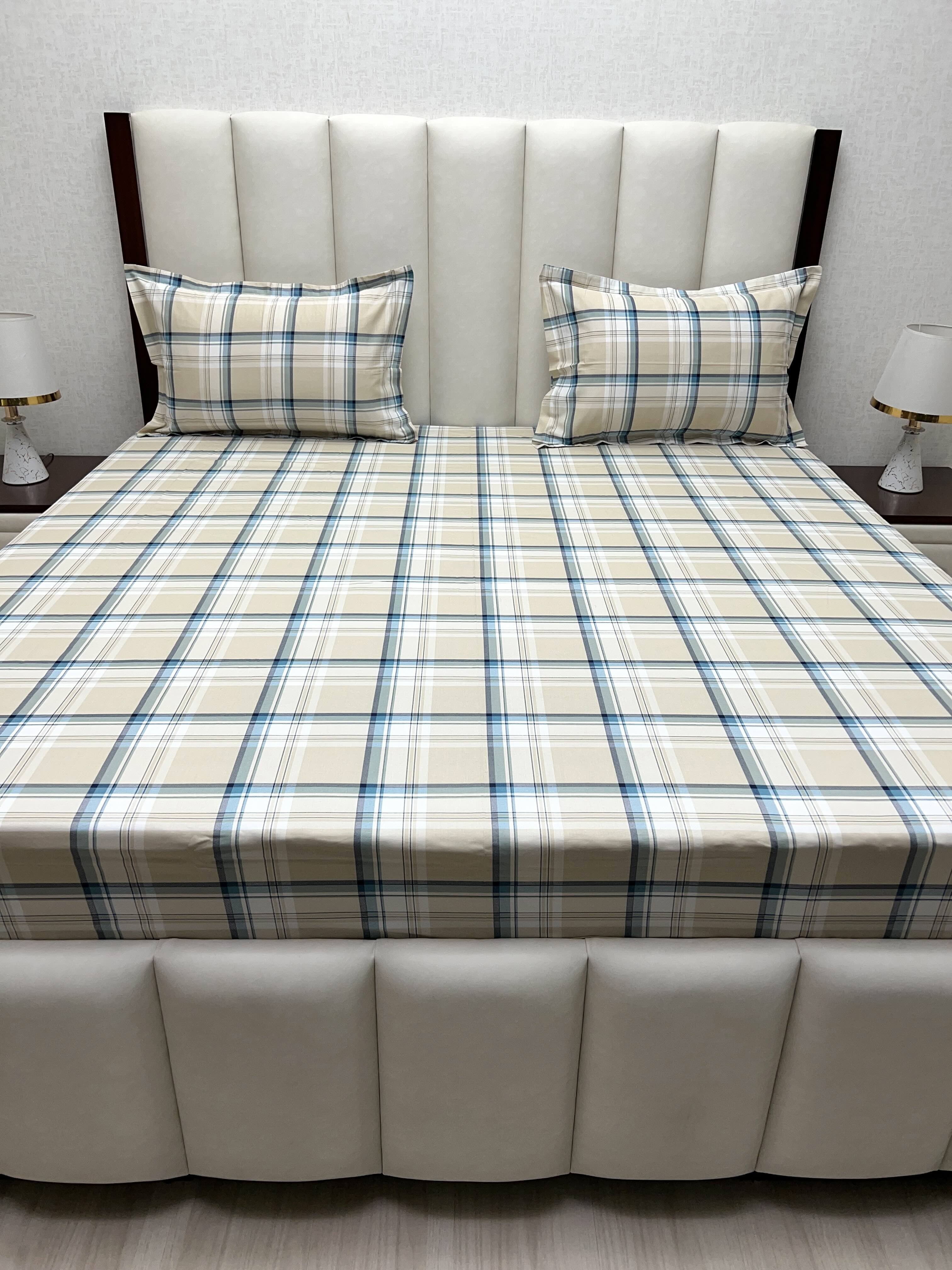 Pure Decor Pure Cotton Super King Size Double Bedsheet
