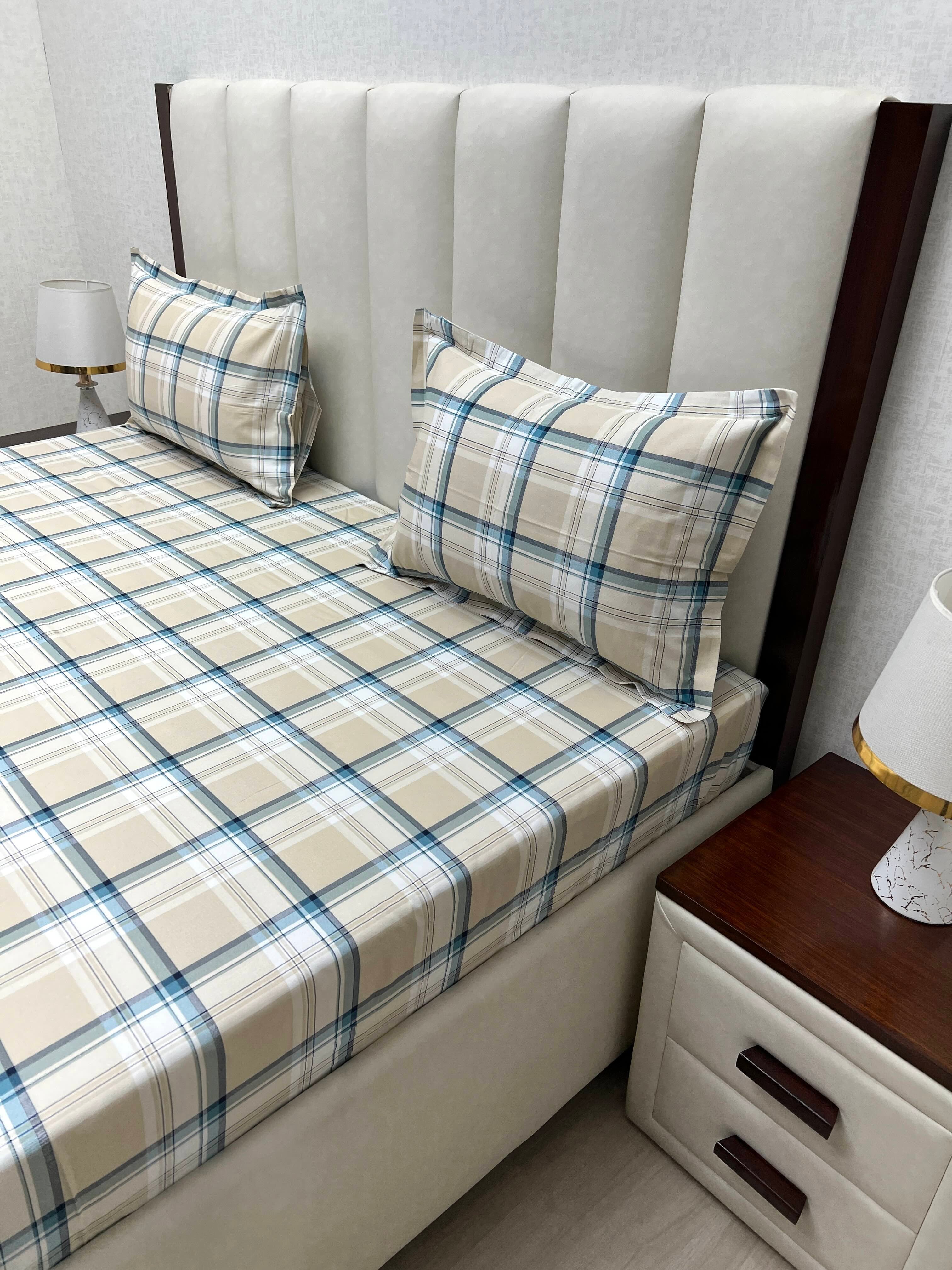 Pure Decor Pure Cotton Super King Size Double Bedsheet