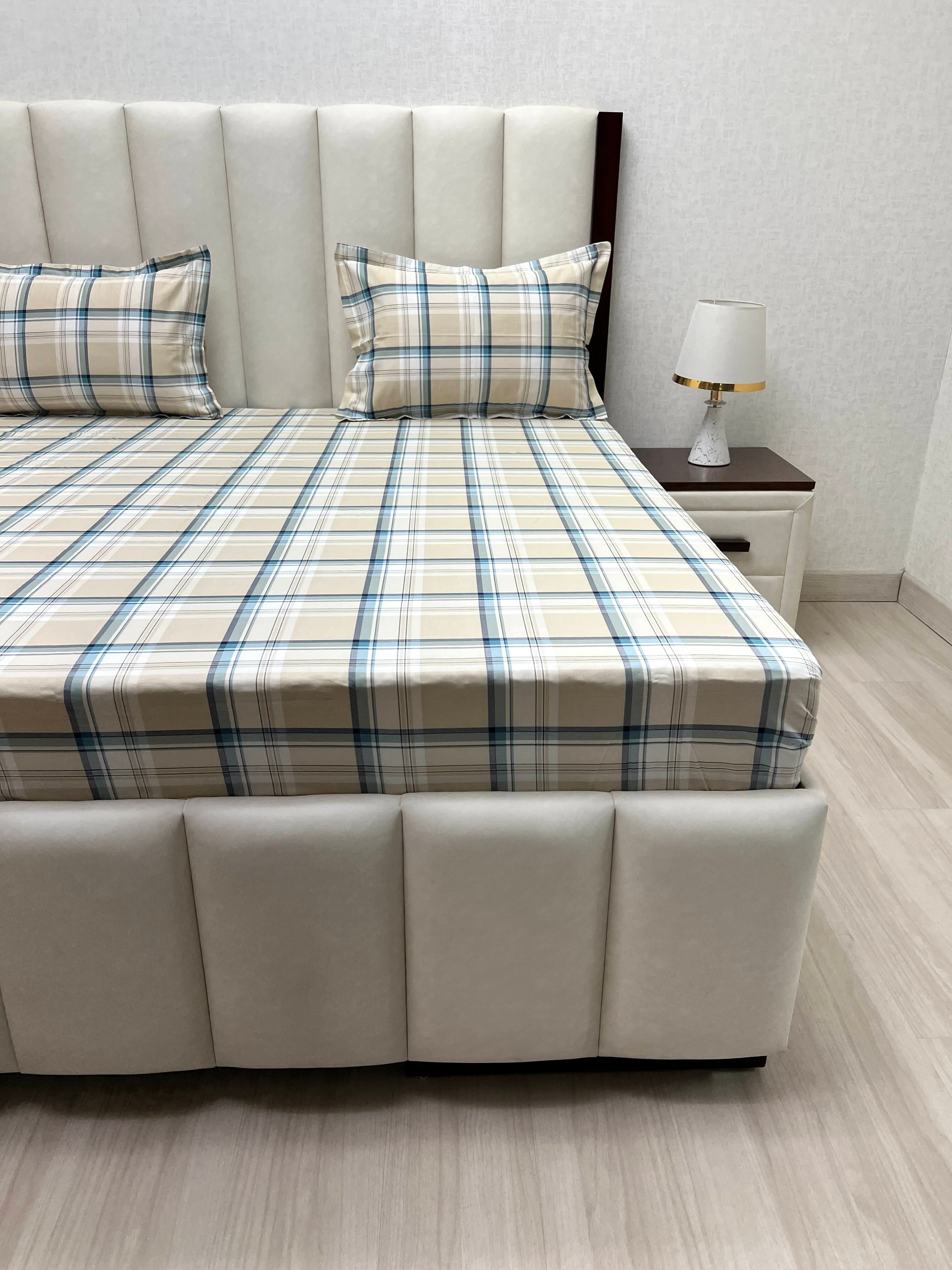 Pure Decor Pure Cotton Super King Size Double Bedsheet