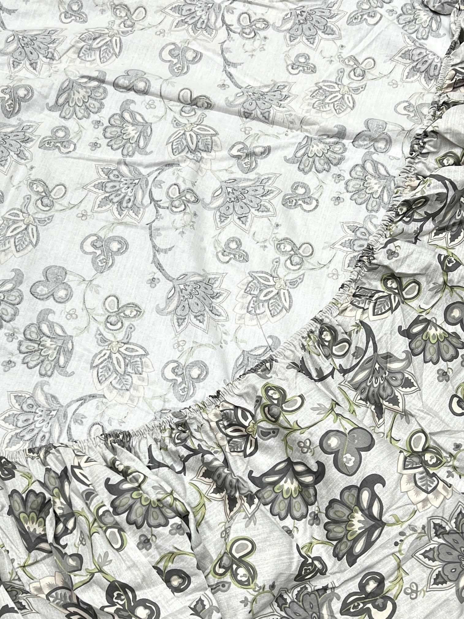 Pure Decor Pure Cotton King Size Fitted Bedsheet