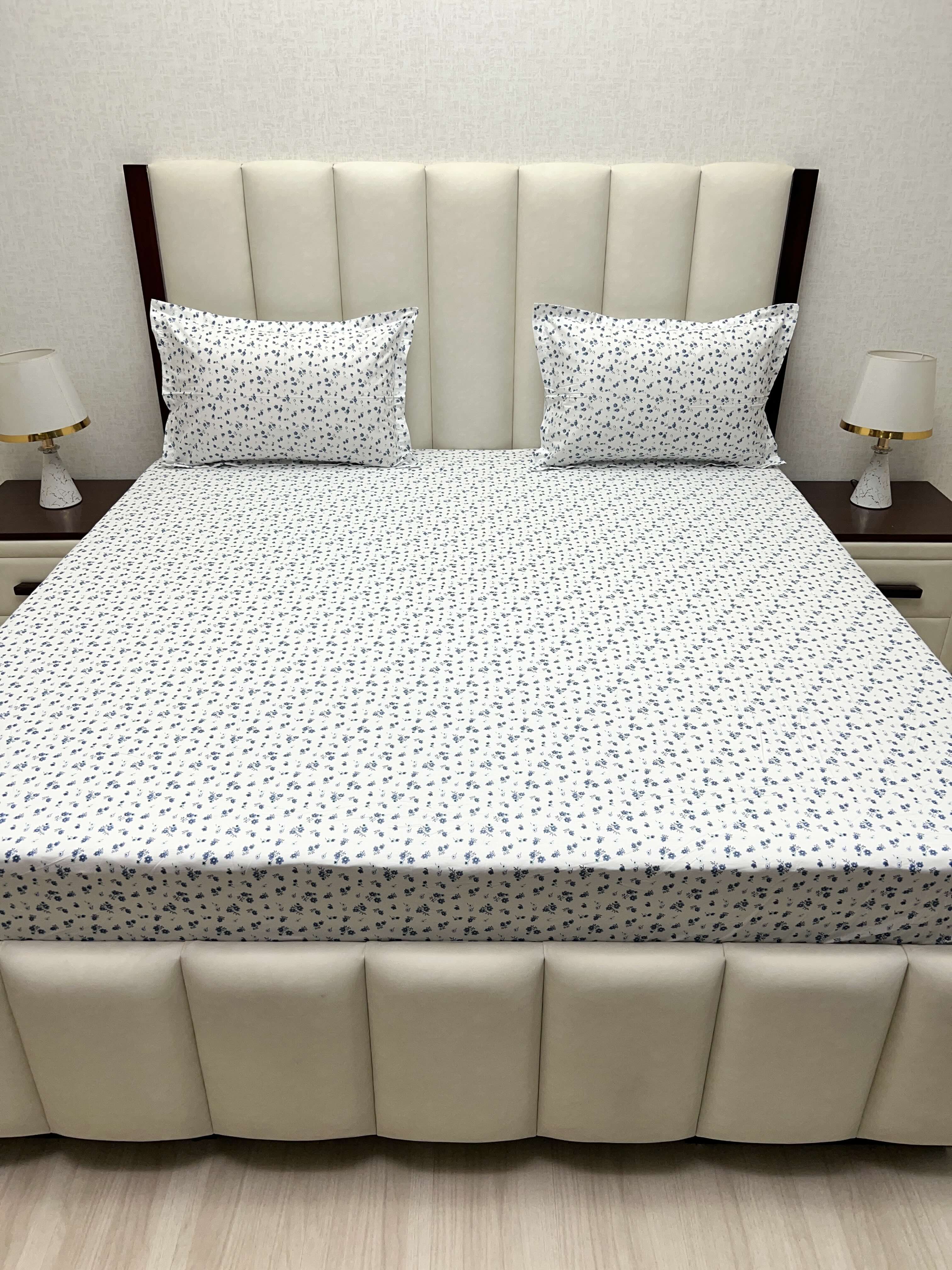 Pure Decor Pure Cotton King Size Fitted Bedsheet