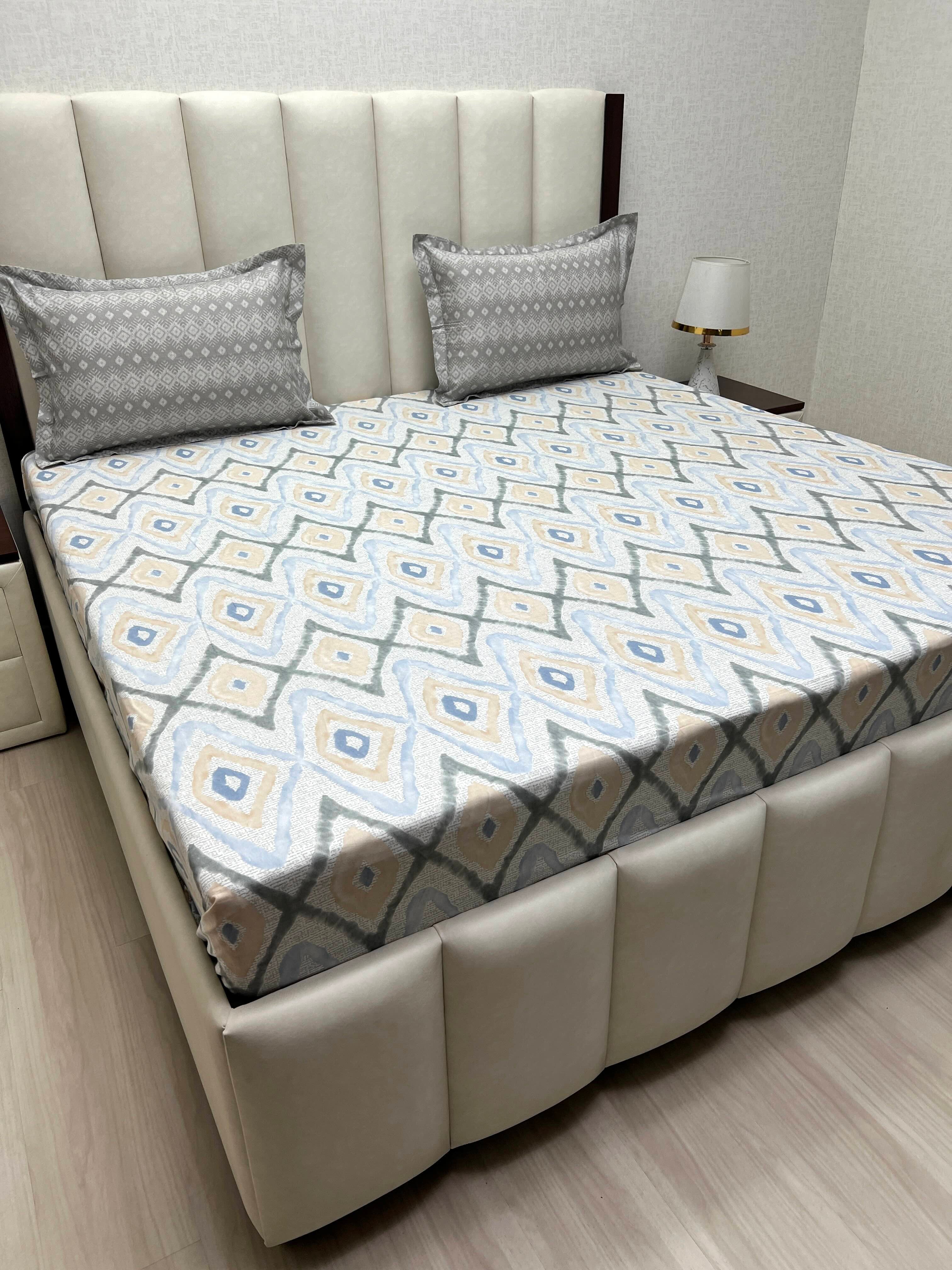 Pure Decor Pure Cotton King Size Double Bedsheet