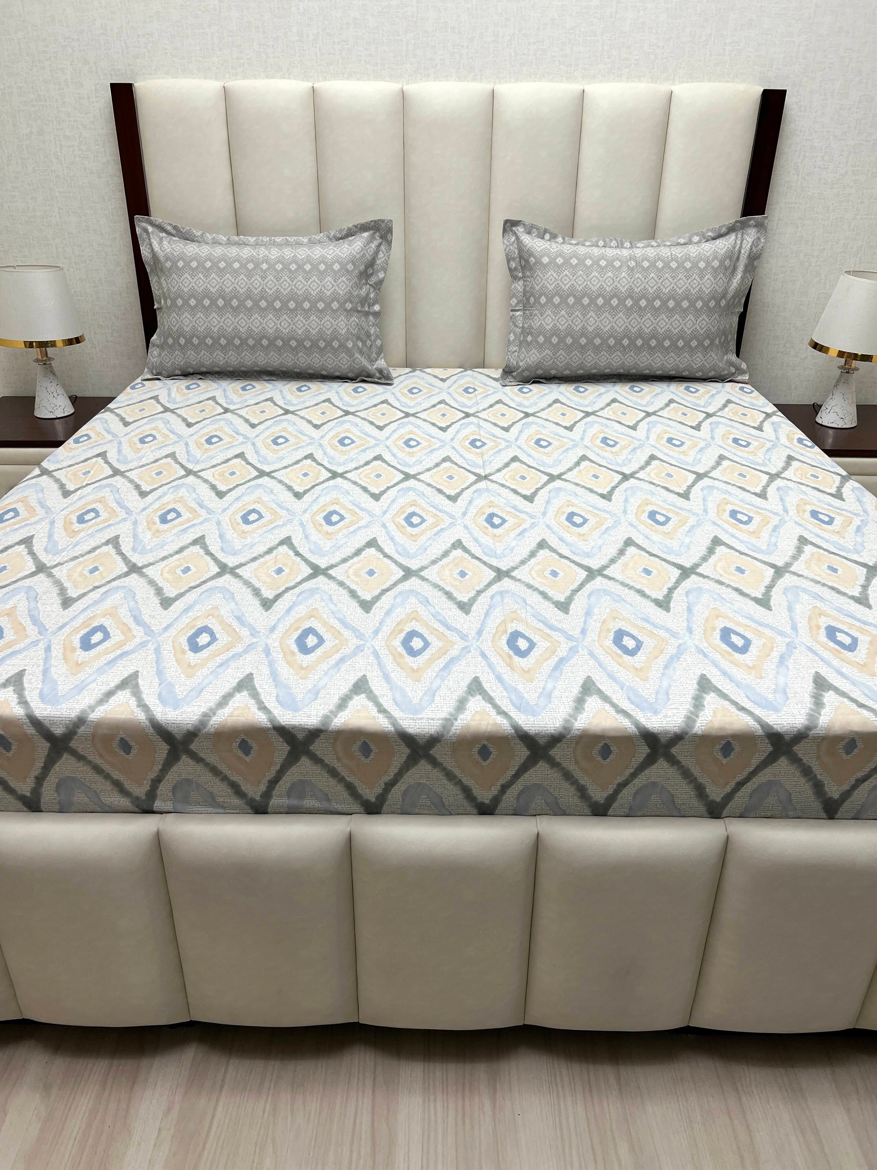 Pure Decor Pure Cotton King Size Double Bedsheet
