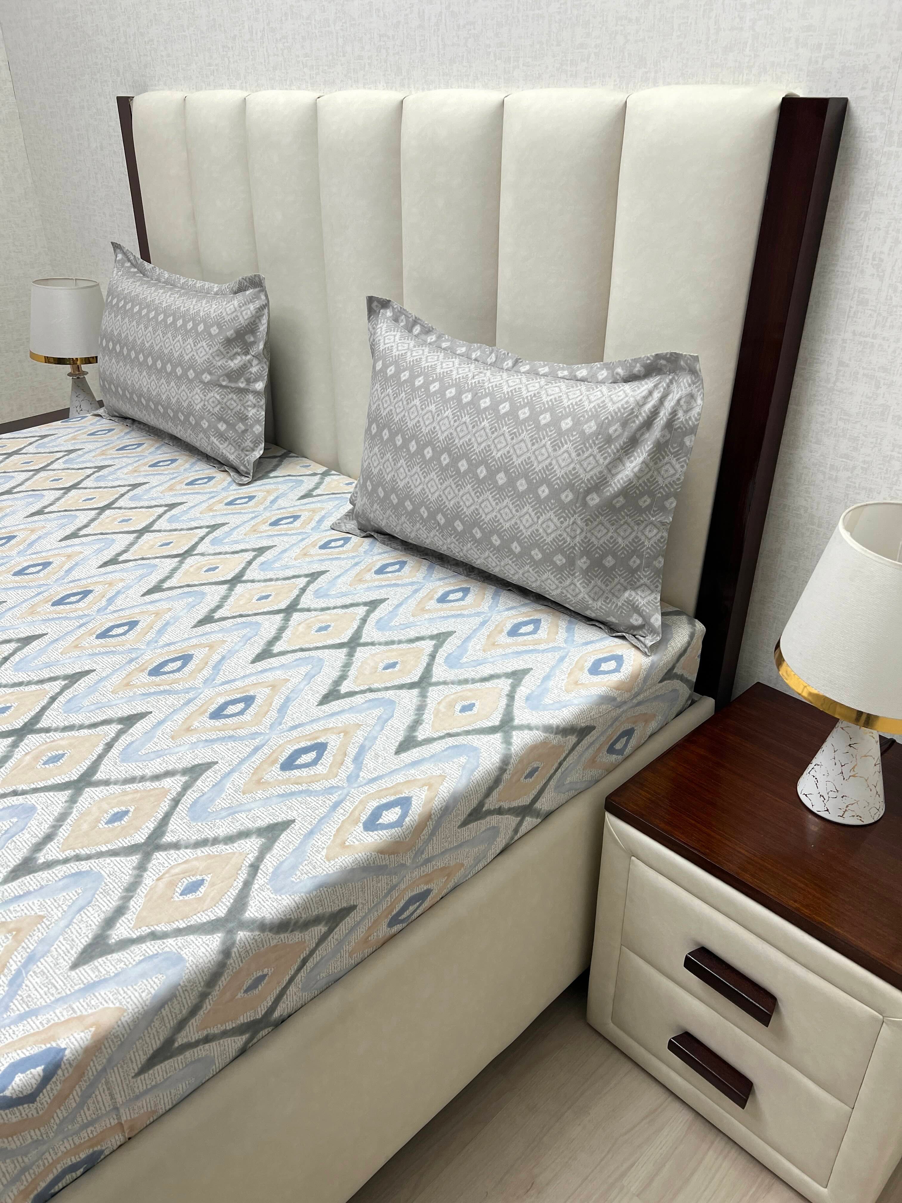 Pure Decor Pure Cotton King Size Double Bedsheet