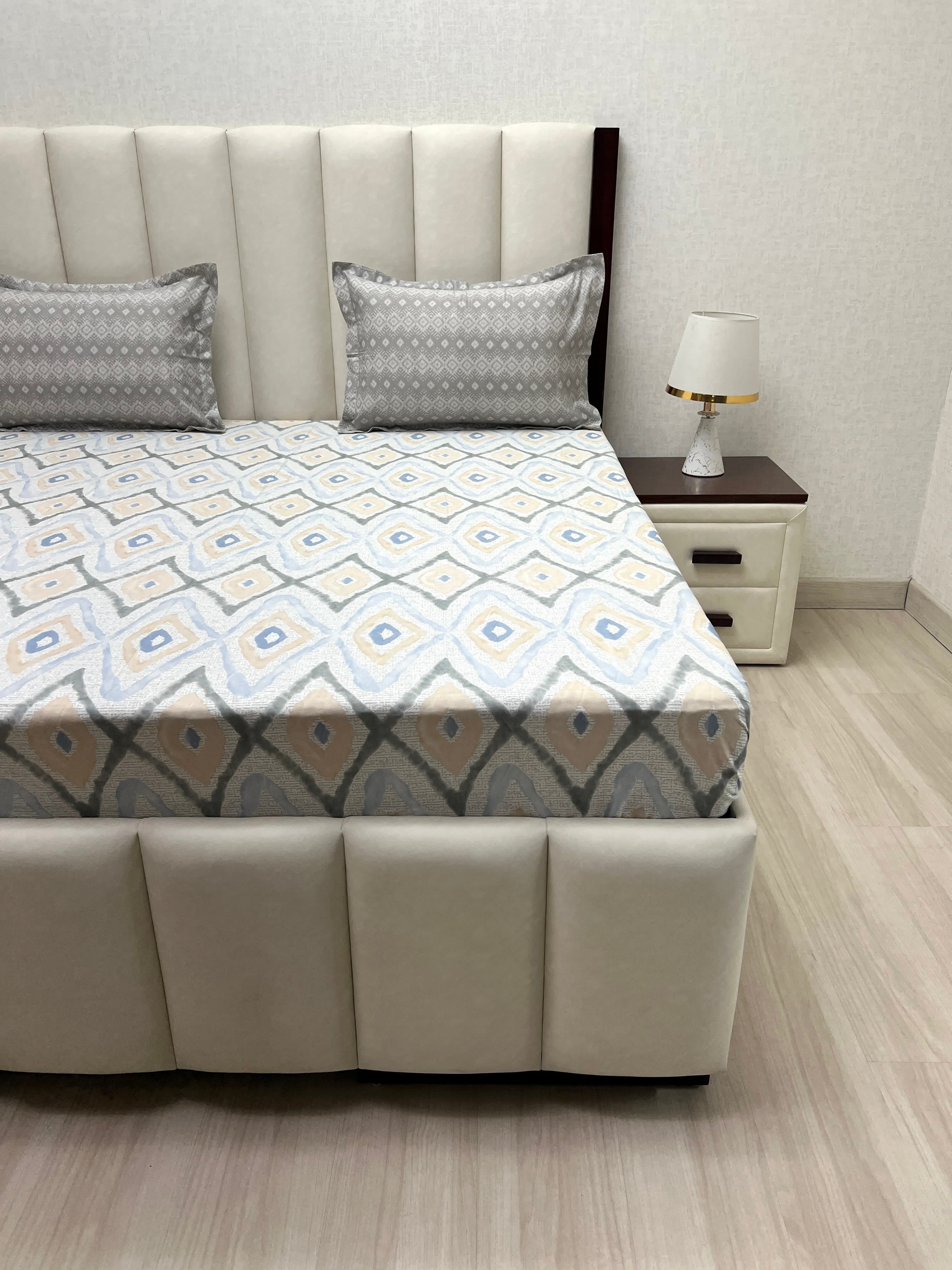 Pure Decor Pure Cotton King Size Double Bedsheet