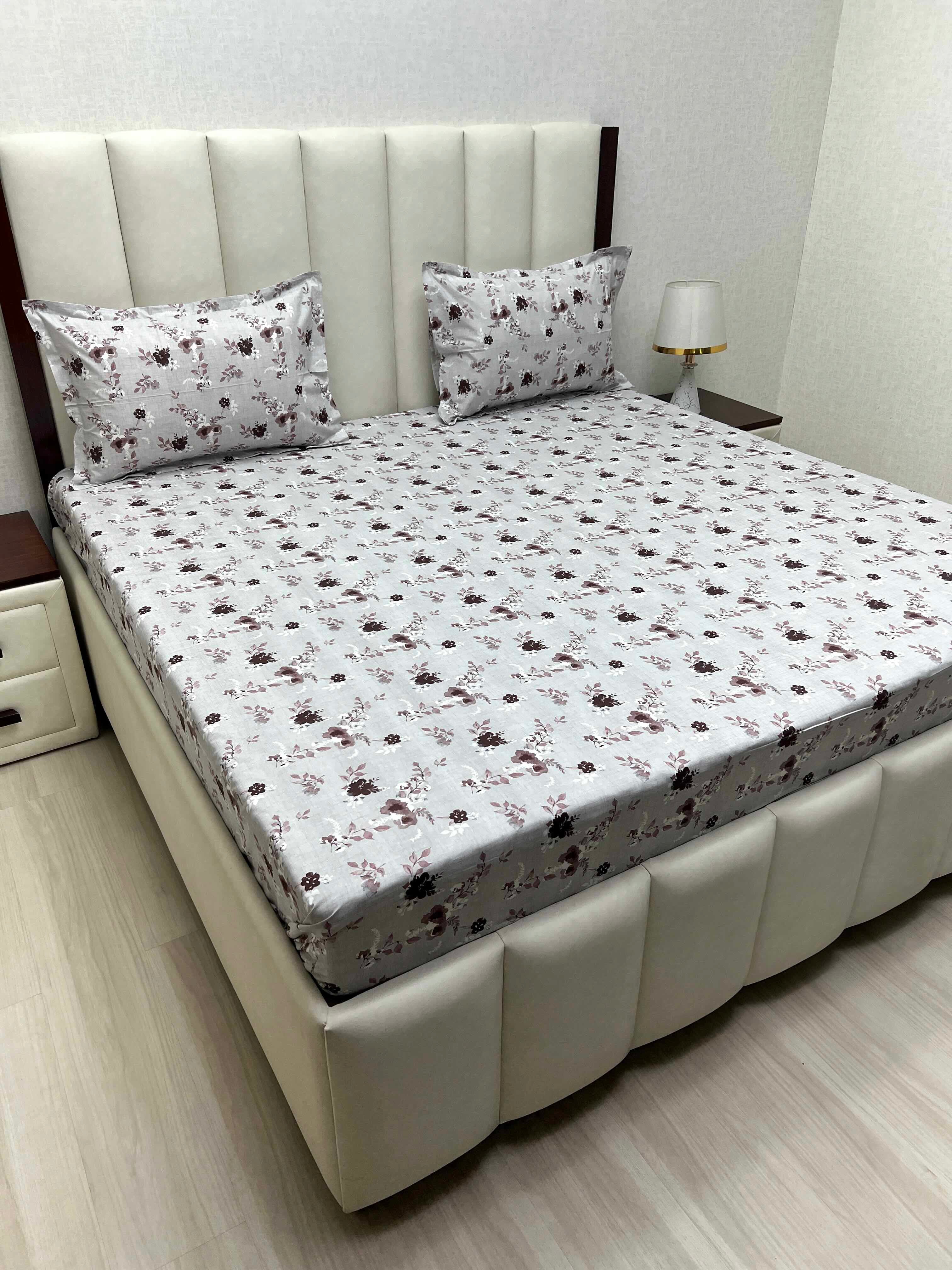 Pure Decor Pure Cotton King Size Double Bedsheet