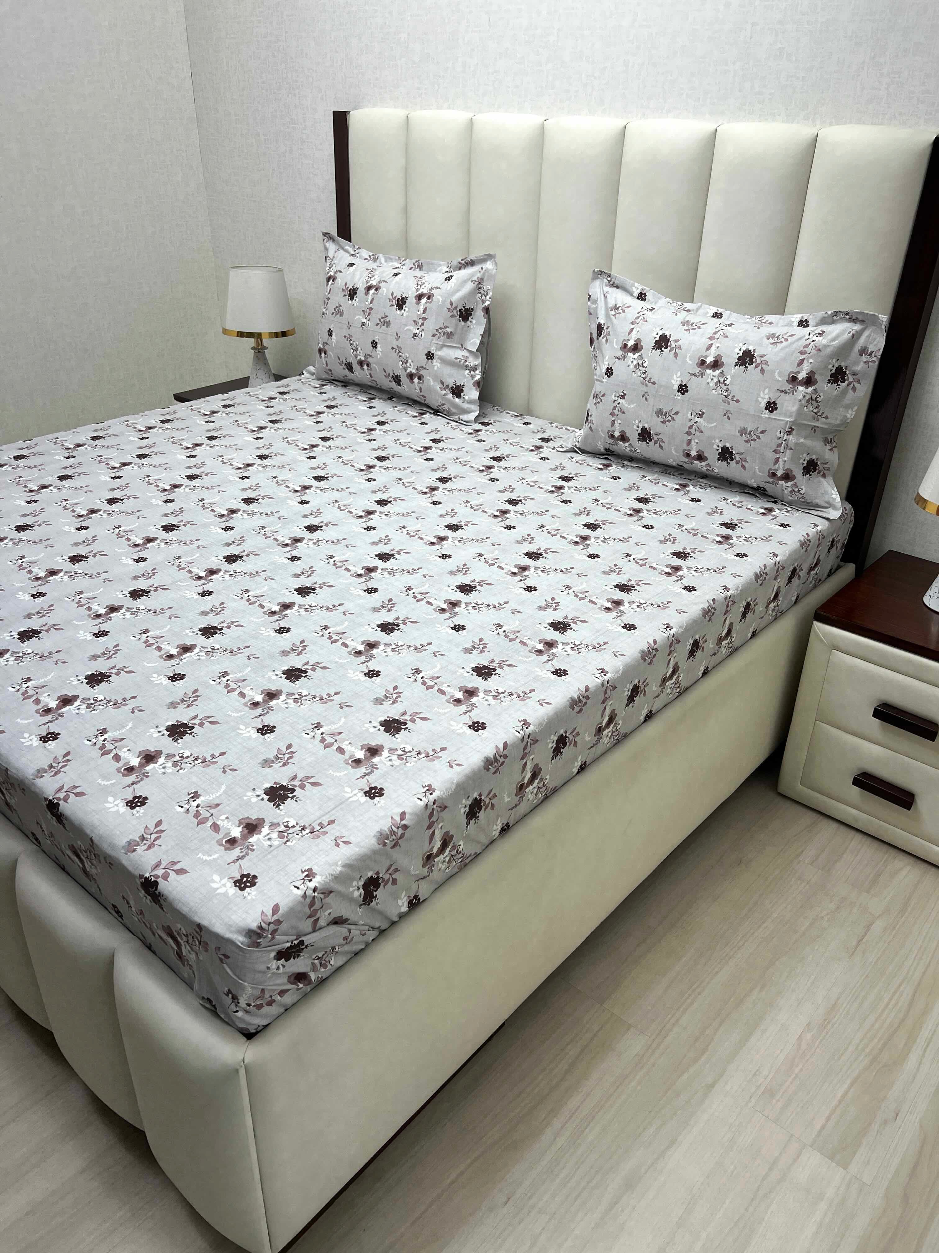 Pure Decor Pure Cotton King Size Double Bedsheet