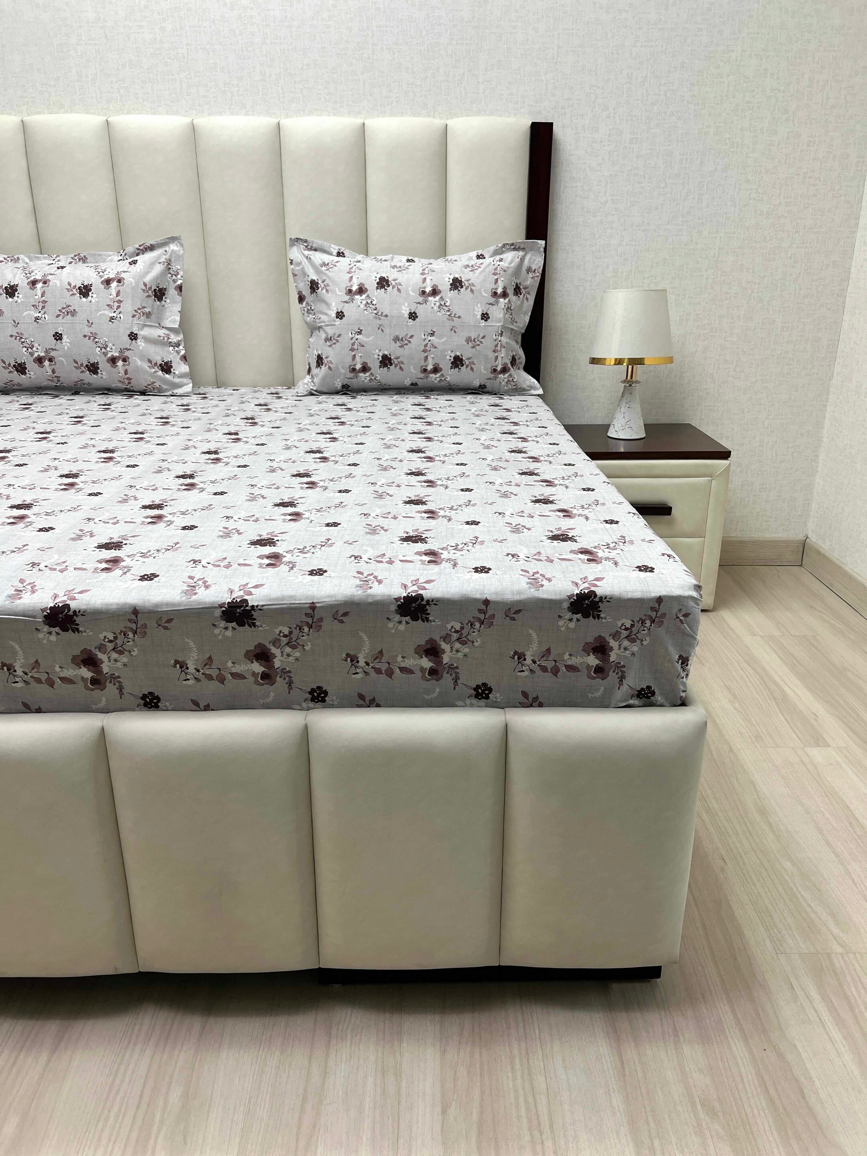 Pure Decor Pure Cotton King Size Double Bedsheet