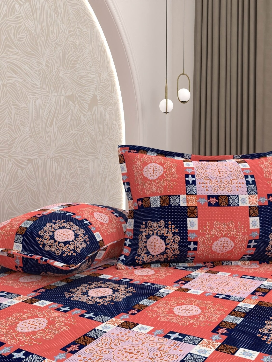 Pure Decor Polycotton Queen Size Double Bedsheet