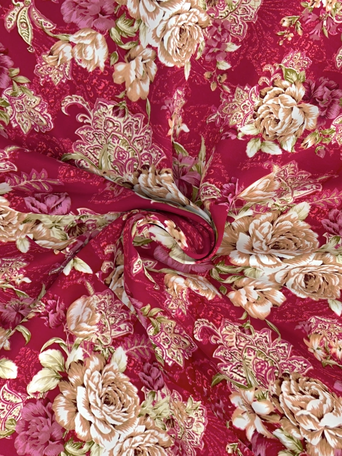 A-3452 - Poly Cotton 130 GSM King Size Double Bedsheet (274X274) with Two Pillow Covers (50X76)