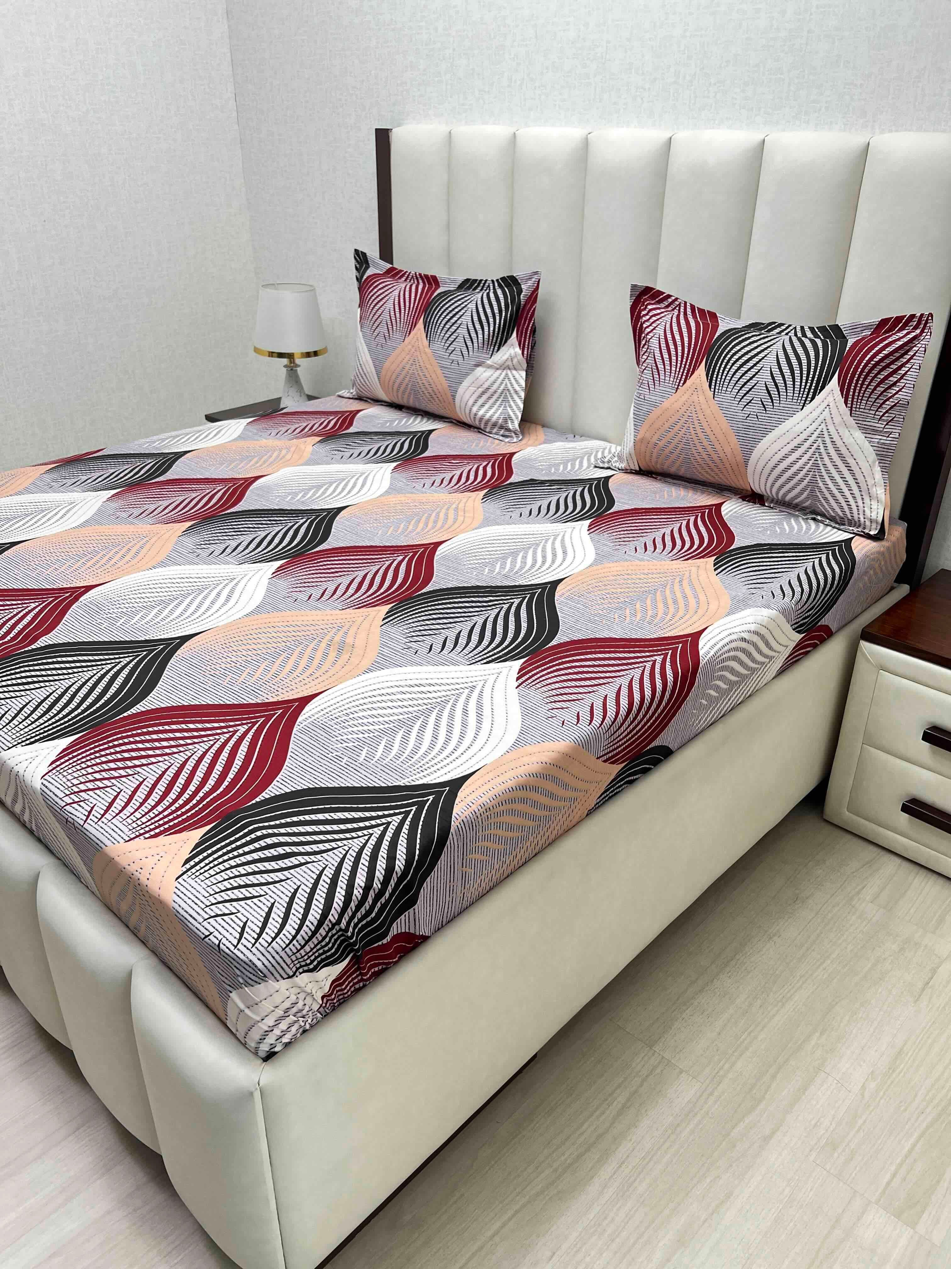 Pure Decor Polycotton Queen Size Double Bedsheet