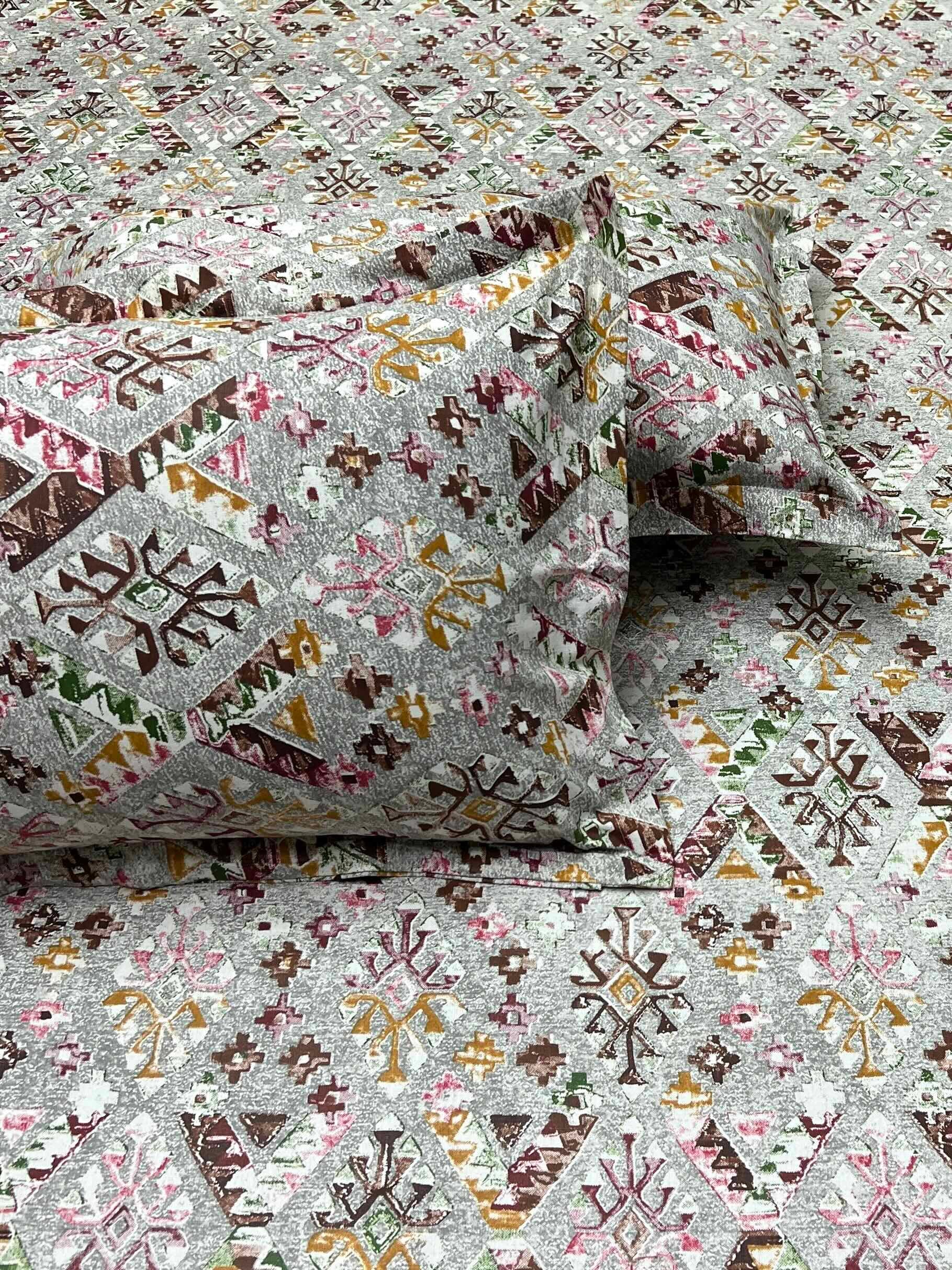 Pure Decor Pure Cotton Queen Size Double Bedsheet