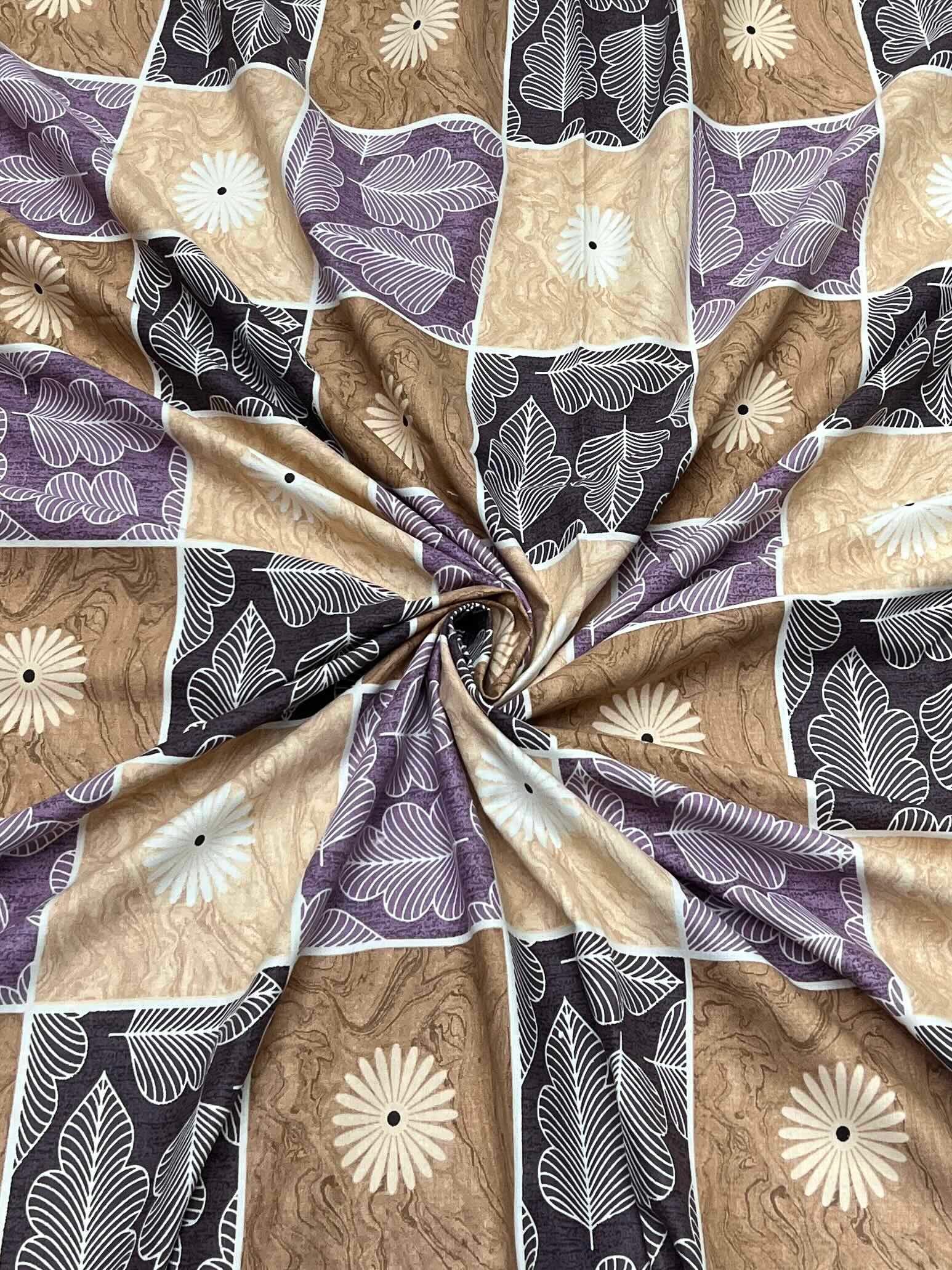 Pure Decor Pure Cotton Queen Size Double Bedsheet