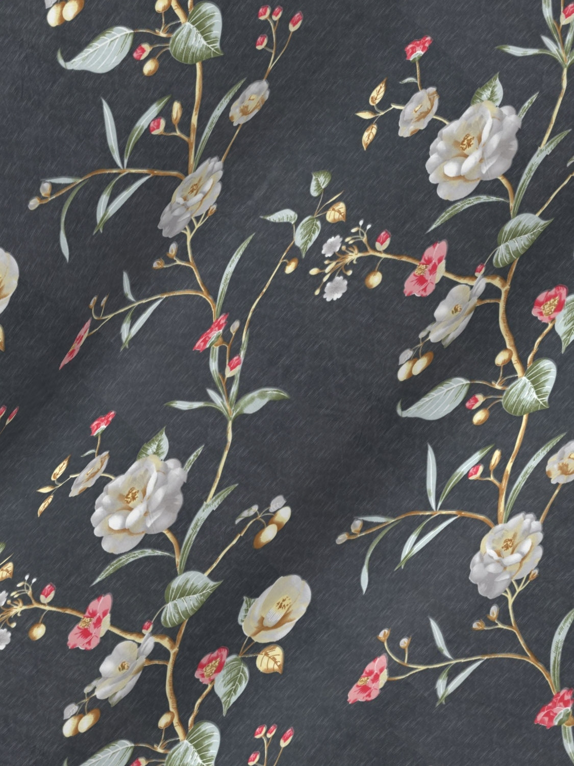 A-3633 - Poly Cotton 130 GSM King Size Double Bedsheet (274X274) with Two Pillow Covers (50X76)