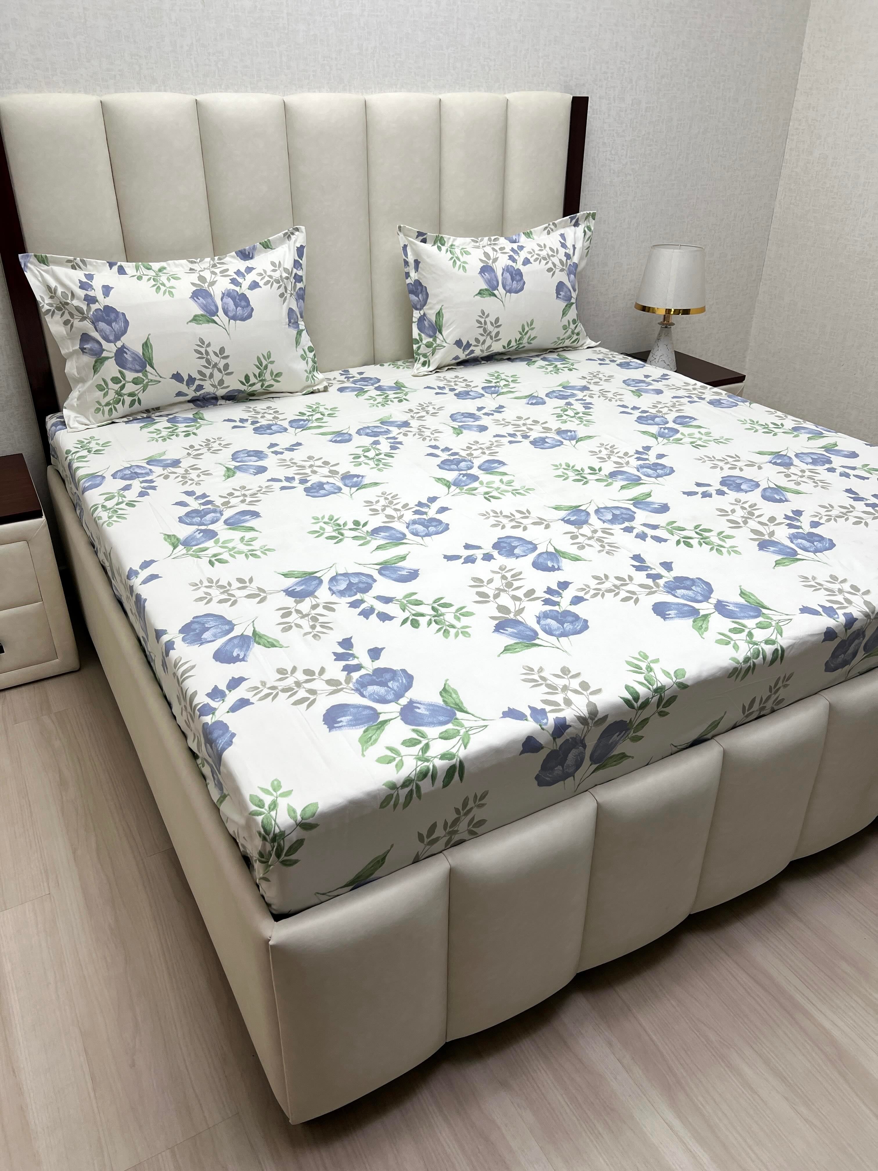 Pure Decor Polycotton Queen Size Double Bedsheet