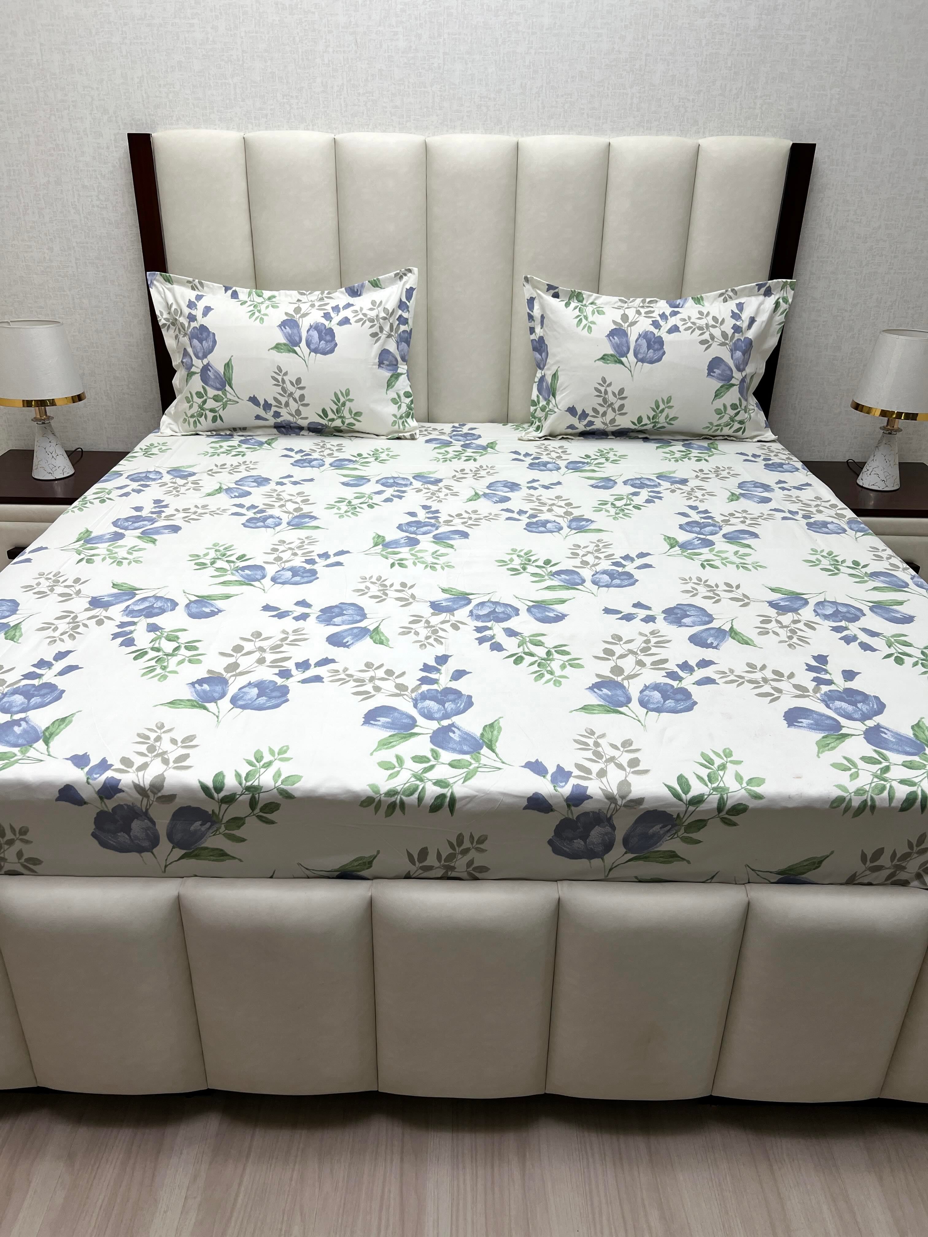 Pure Decor Polycotton Queen Size Double Bedsheet