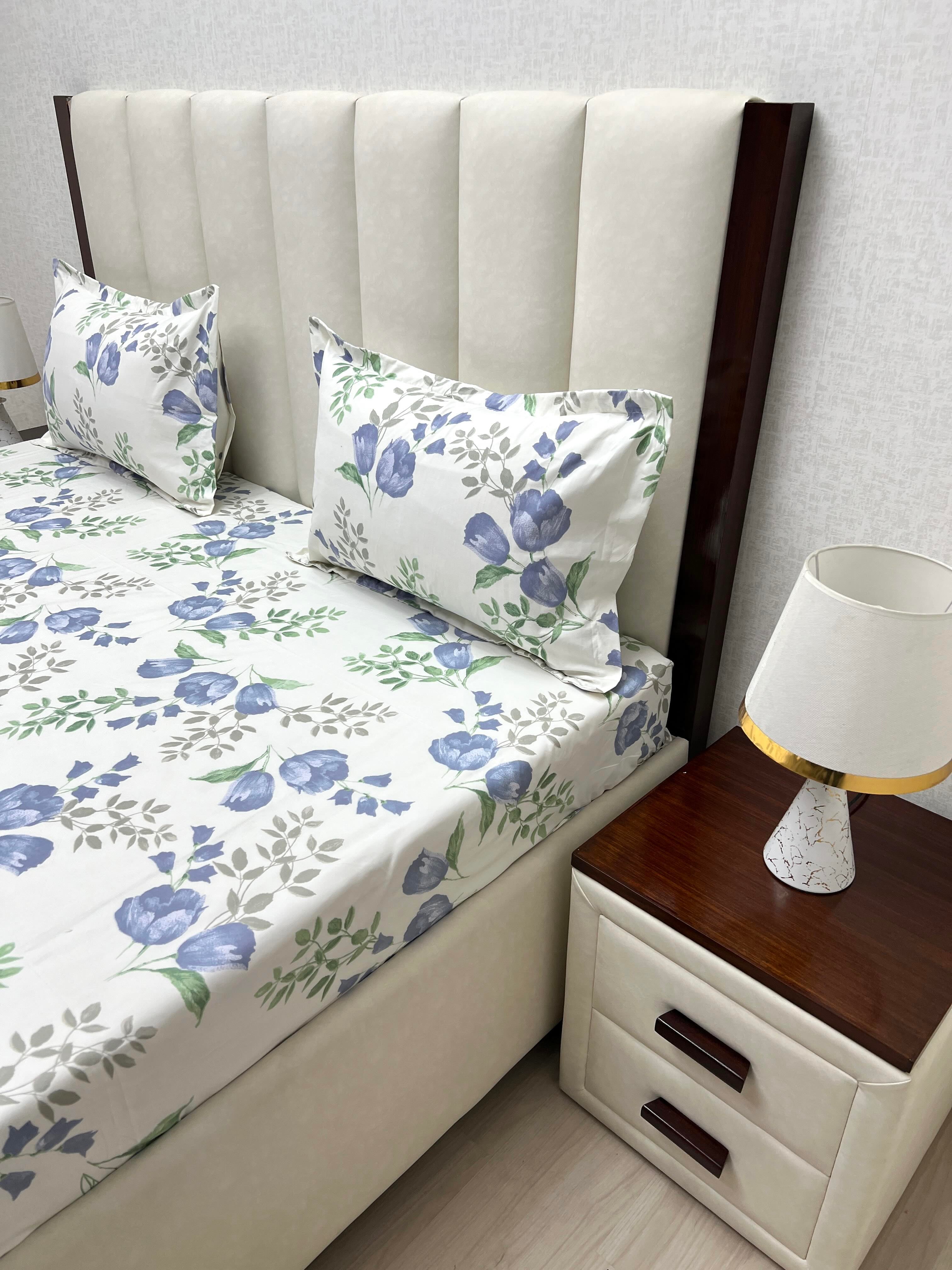 Pure Decor Polycotton Queen Size Double Bedsheet