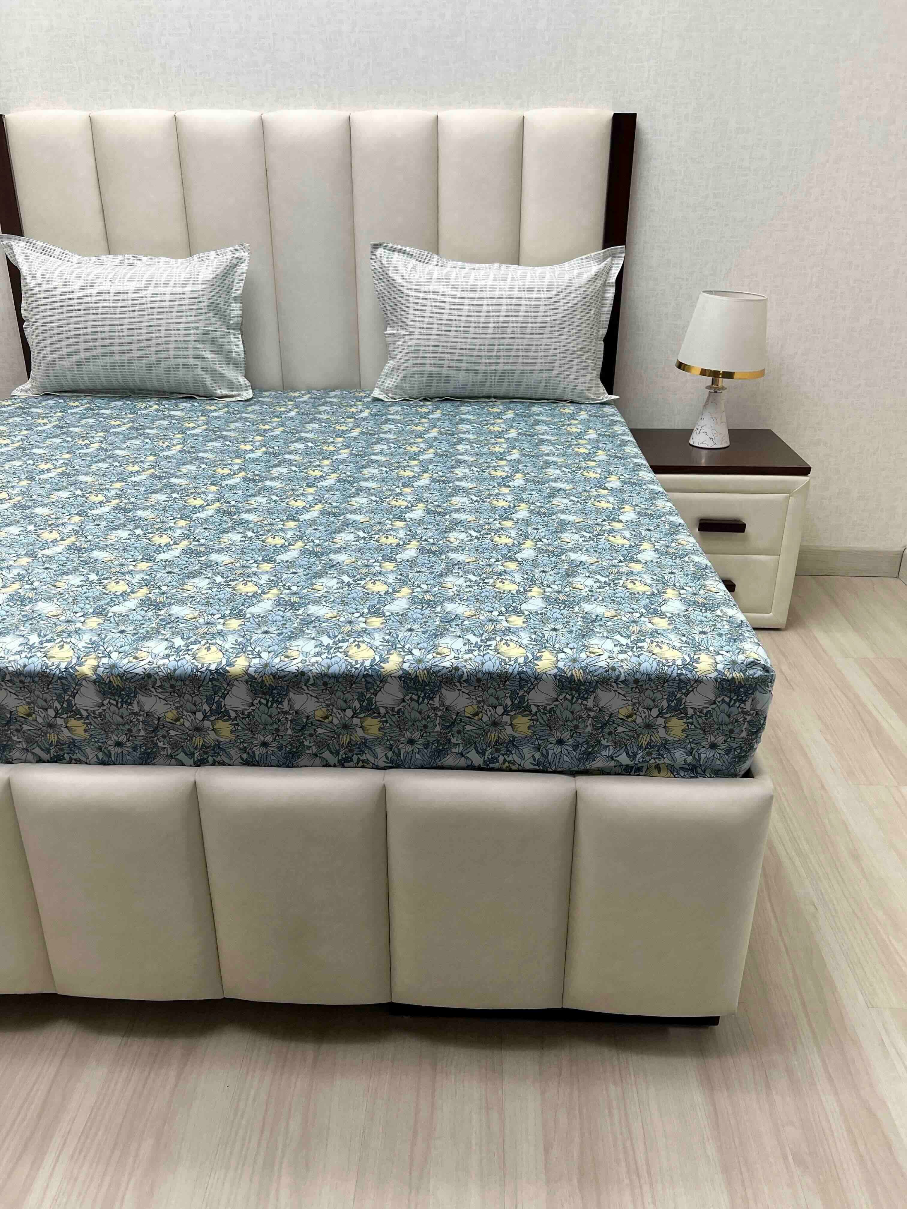 Pure Decor Pure Cotton King Size Double Bedsheet