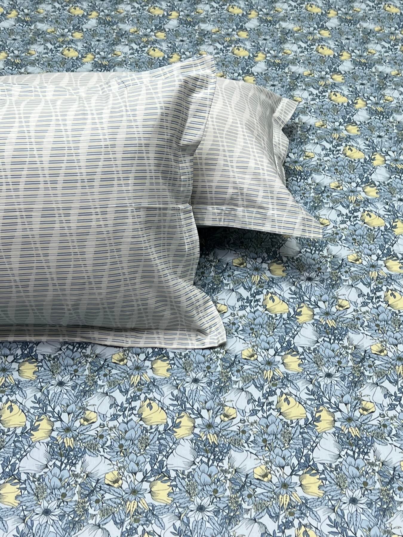 Pure Decor Pure Cotton King Size Double Bedsheet