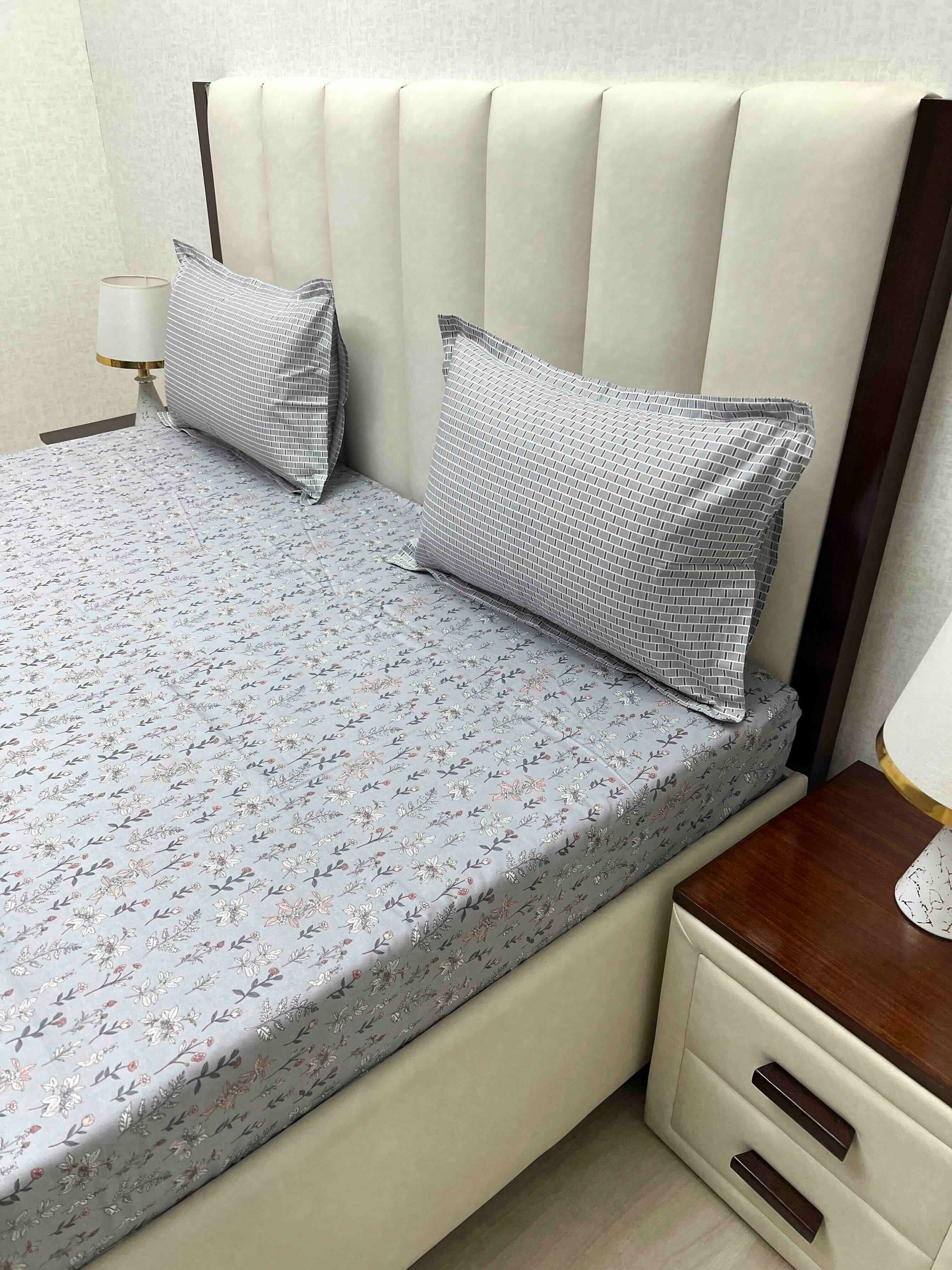 Pure Decor Pure Cotton King Size Double Bedsheet