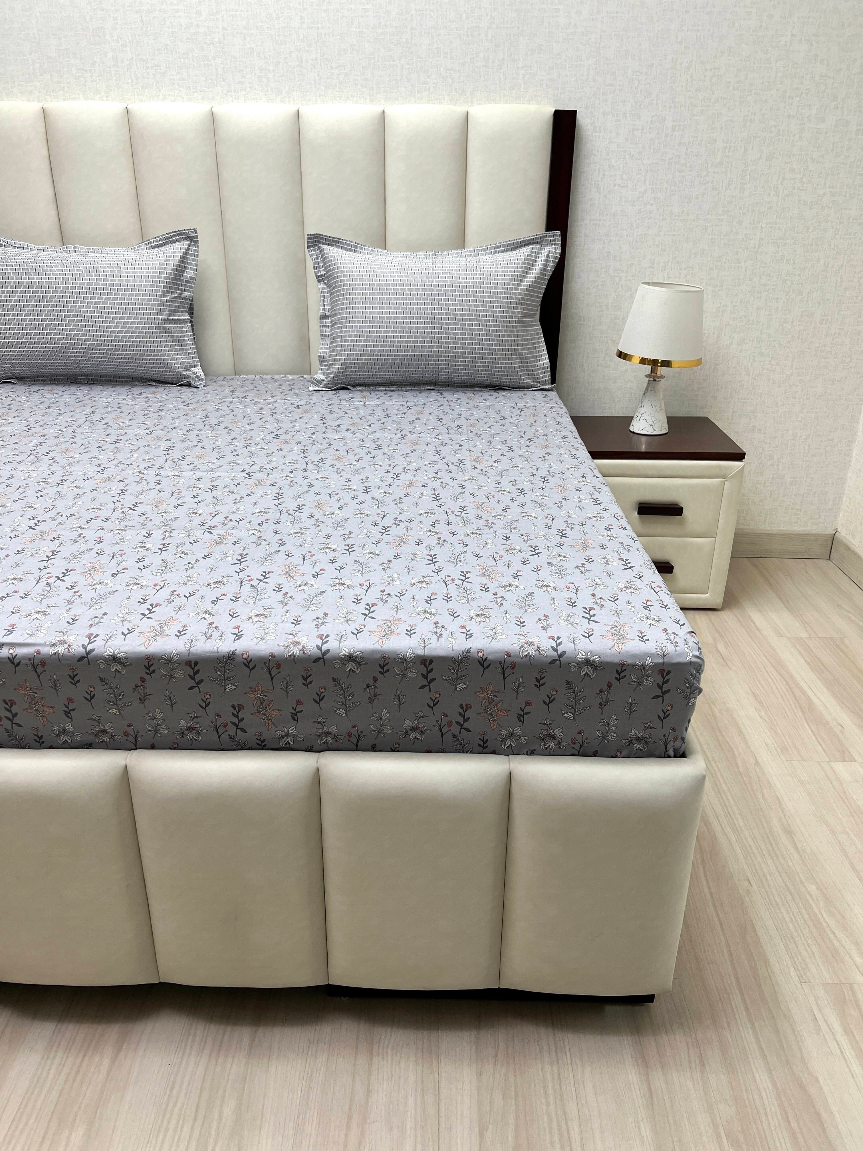 Pure Decor Pure Cotton King Size Double Bedsheet