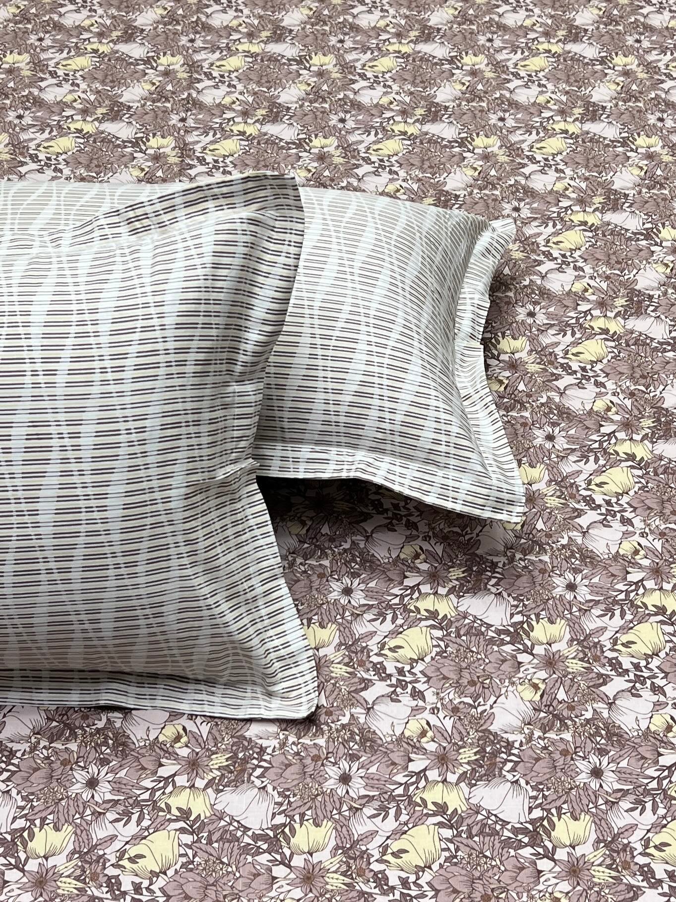 Pure Decor Pure Cotton King Size Double Bedsheet