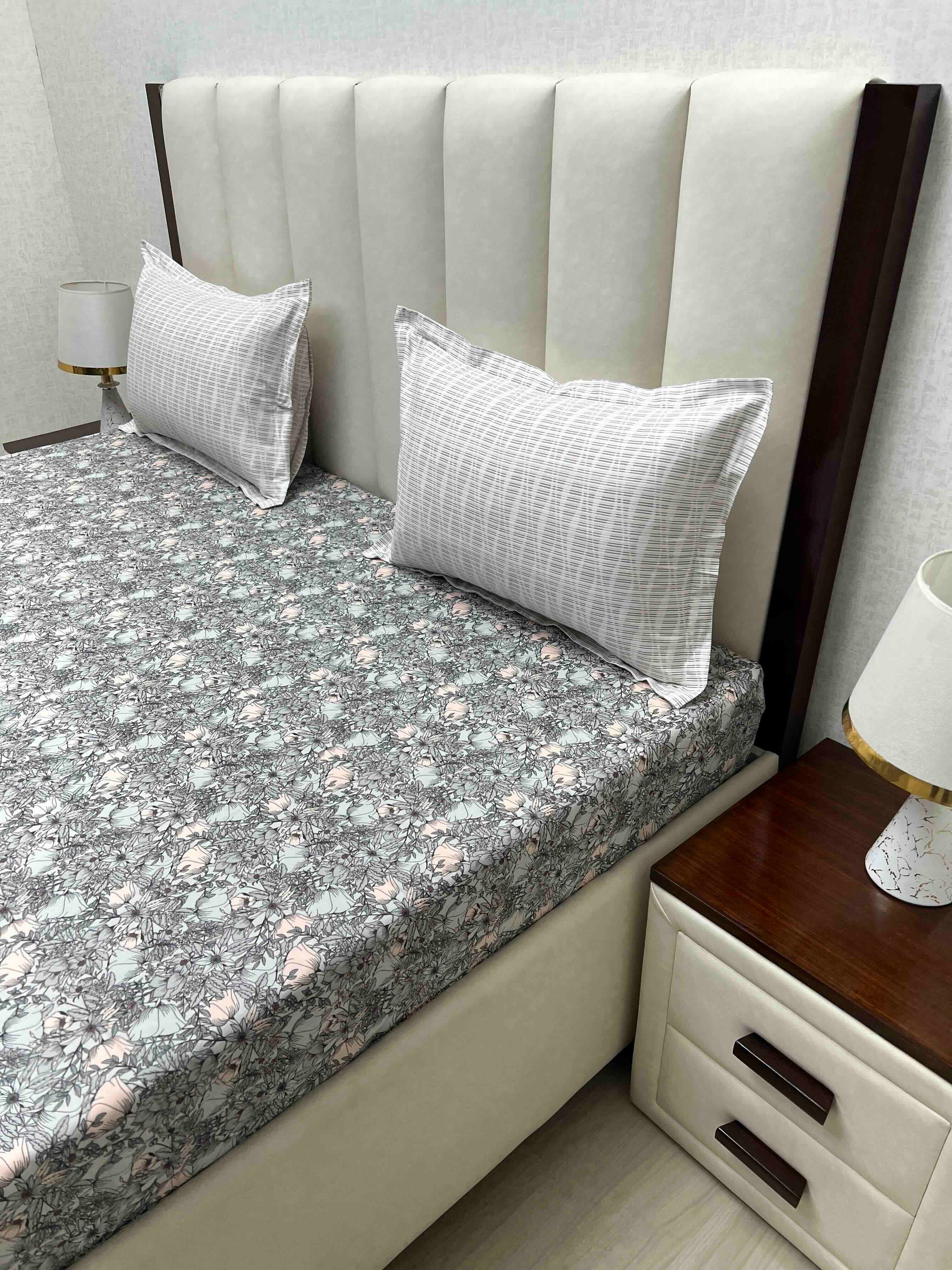 Pure Decor Pure Cotton King Size Double Bedsheet