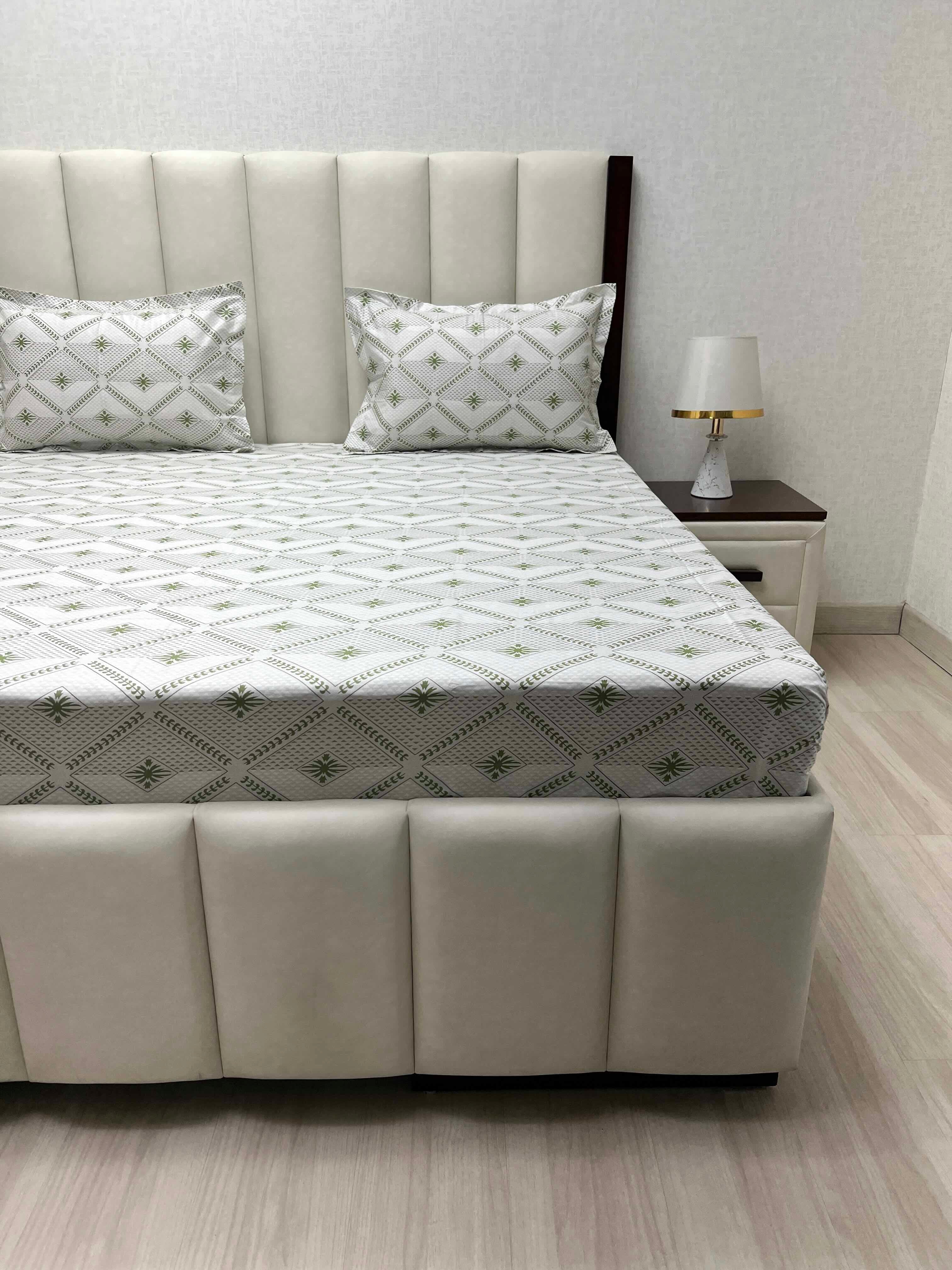 Pure Decor Pure Cotton Queen Size Double Bedsheet