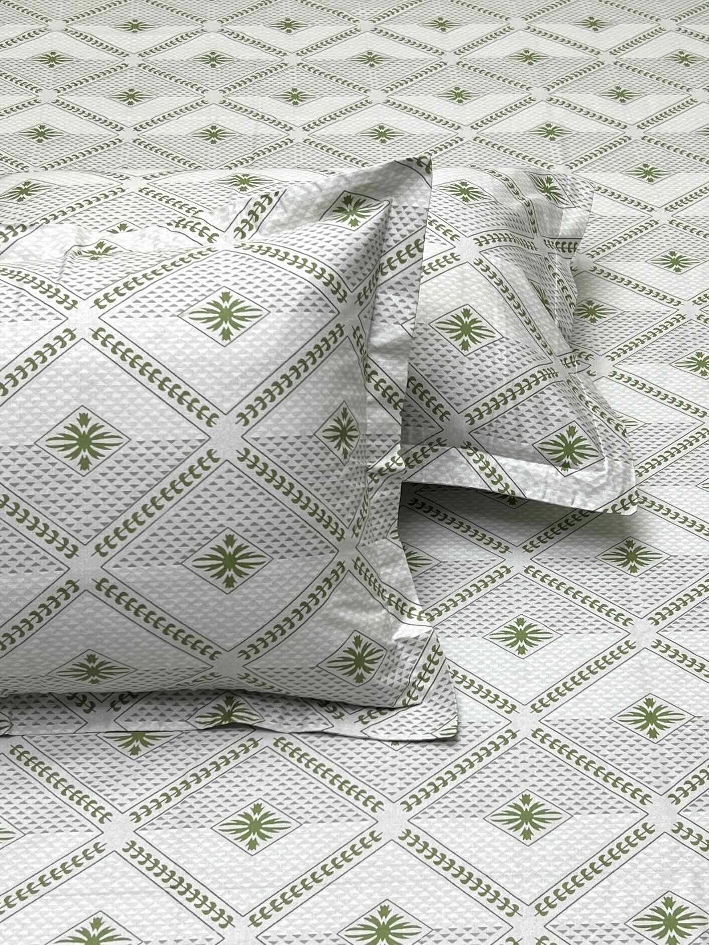 Pure Decor Pure Cotton Queen Size Double Bedsheet