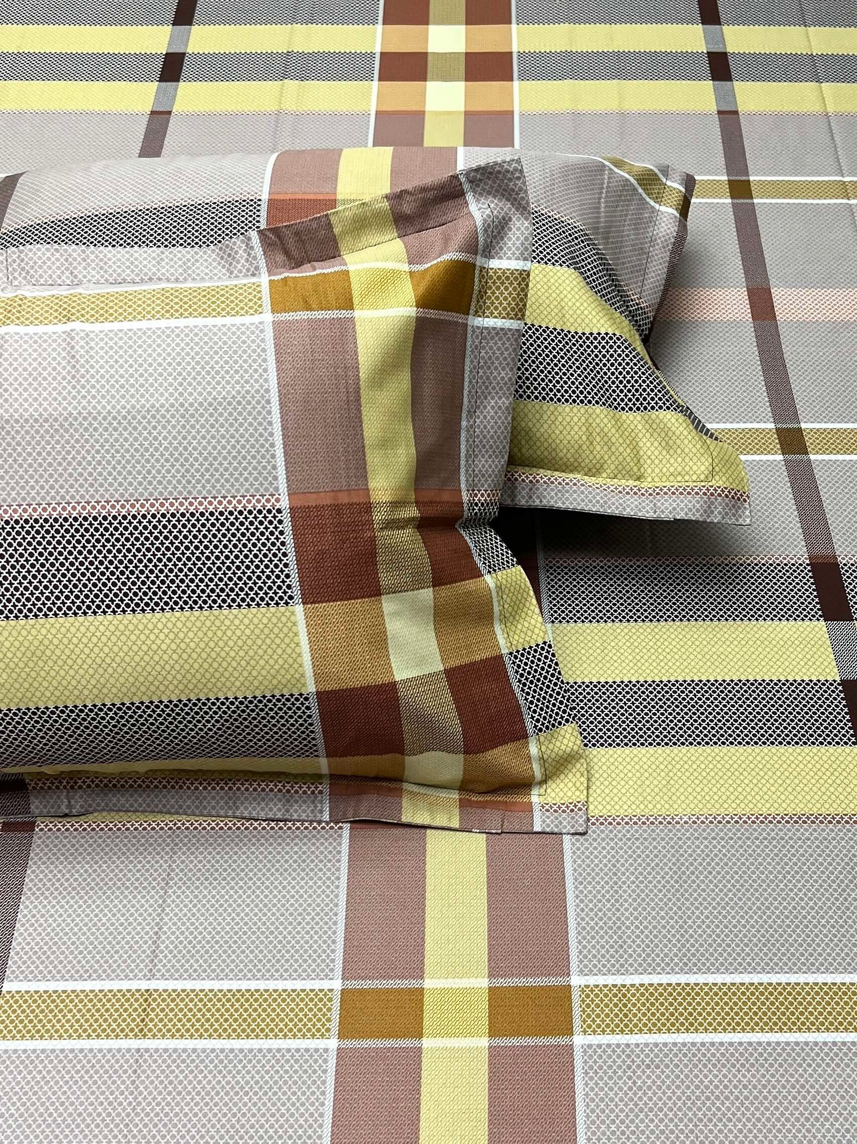 Pure Decor Pure Cotton Queen Size Double Bedsheet