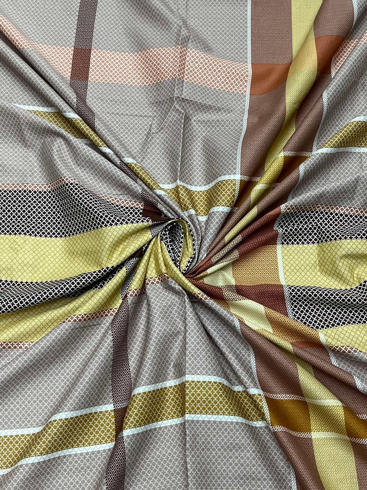 Pure Decor Pure Cotton Queen Size Double Bedsheet