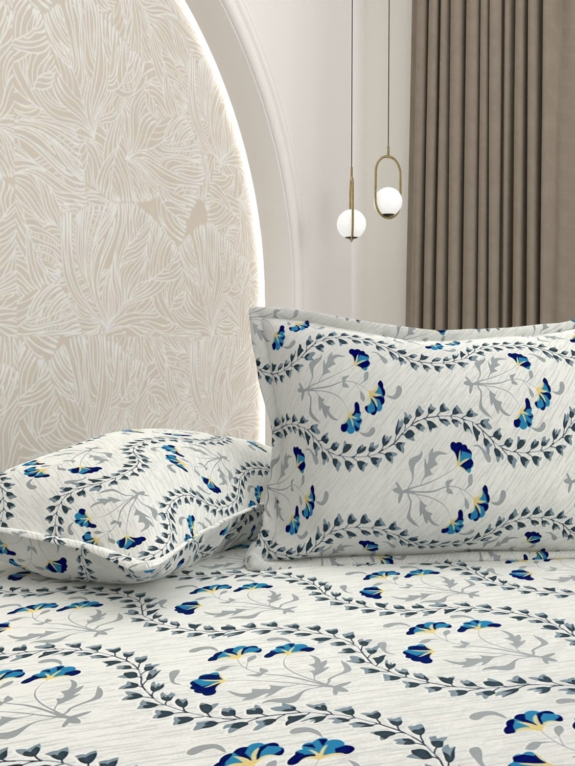 Pure Decor Pure Cotton King Size Double Bedsheet