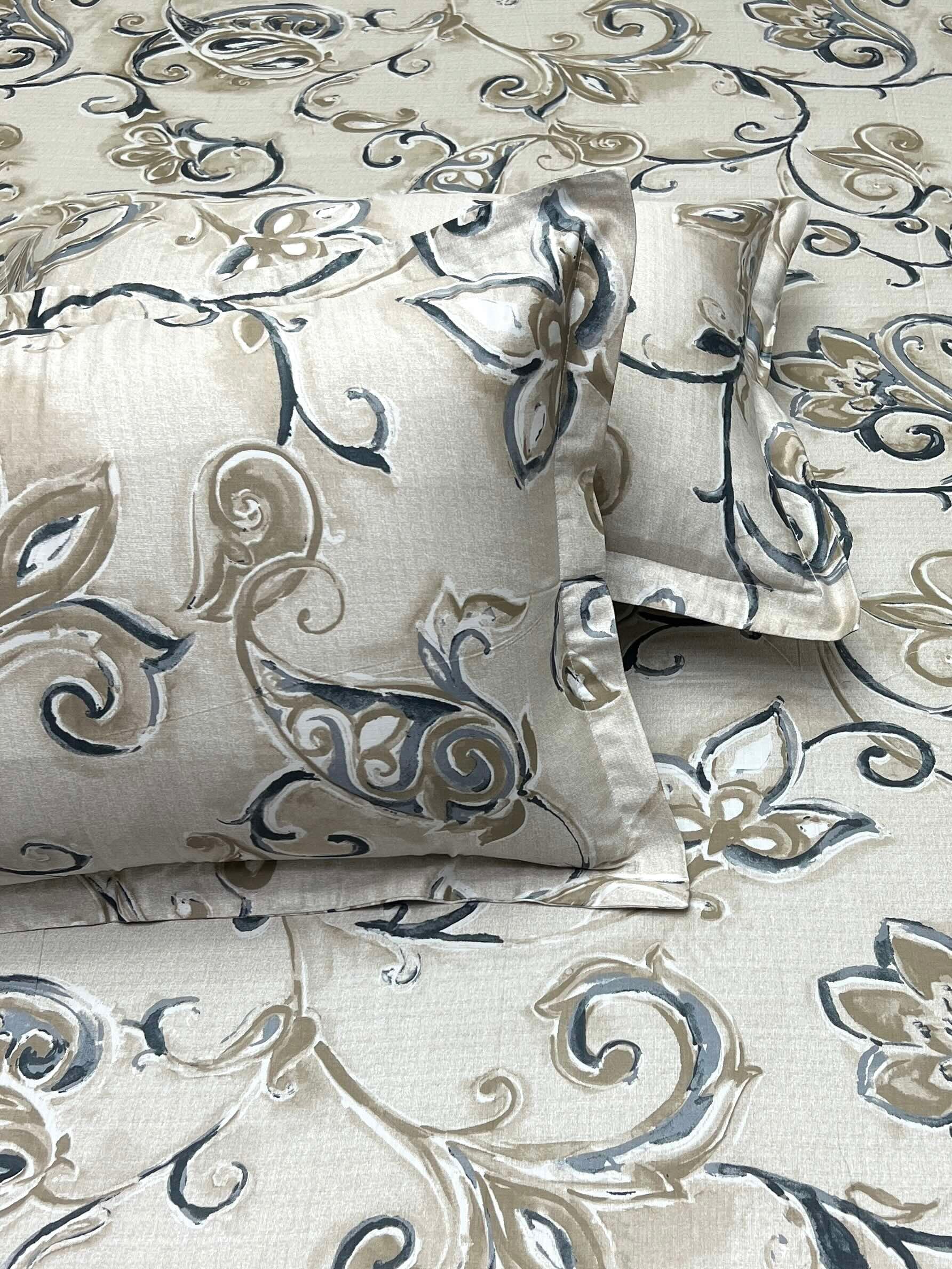 Pure Decor Pure Cotton King Size Double Bedsheet