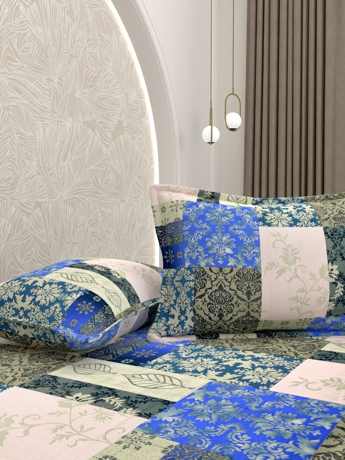 Pure Decor Pure Cotton King Size Double Bedsheet