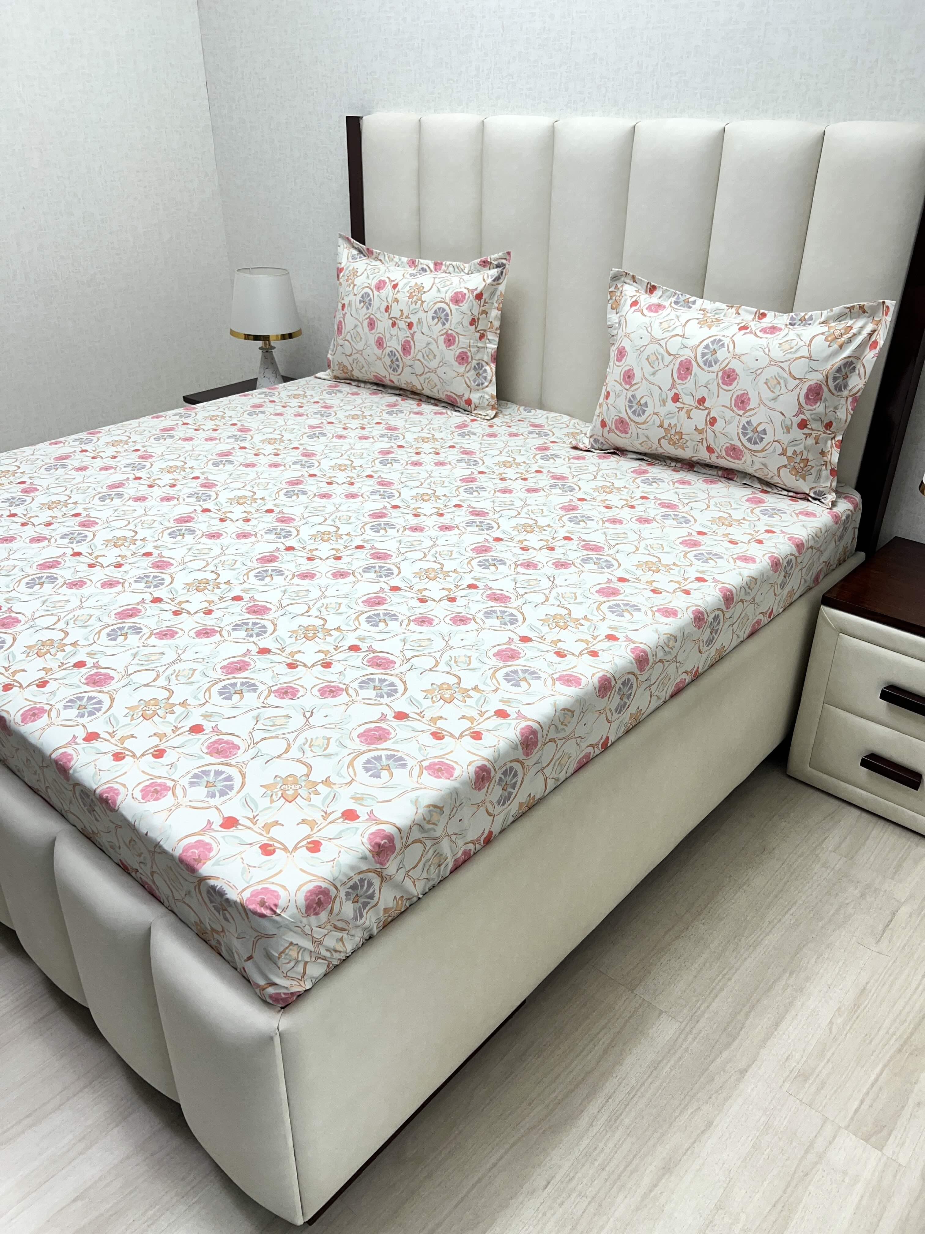 Pure Decor Polycotton Queen Size Double Bedsheet