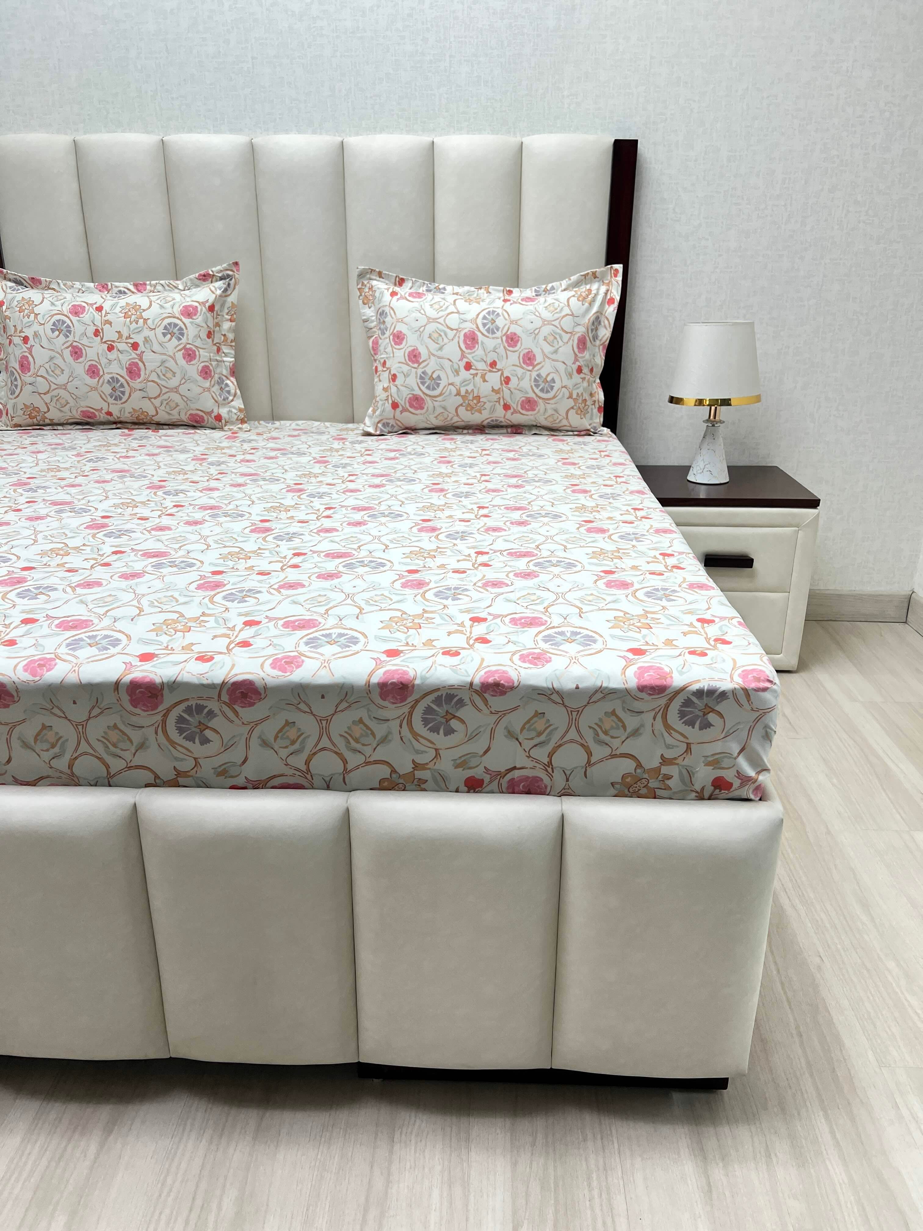 Pure Decor Polycotton Queen Size Double Bedsheet