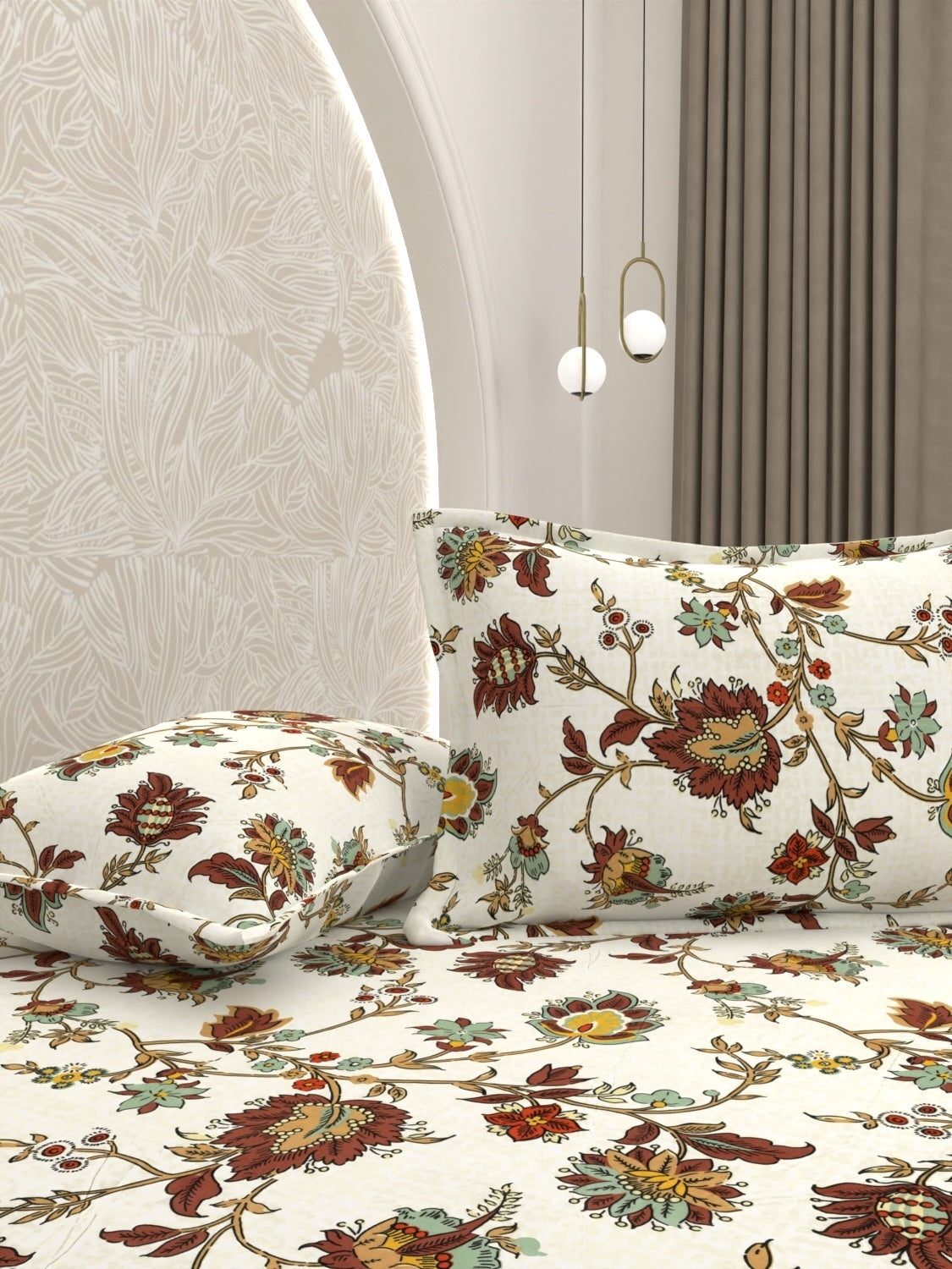 Pure Decor Polycotton Queen Size Double Bedsheet
