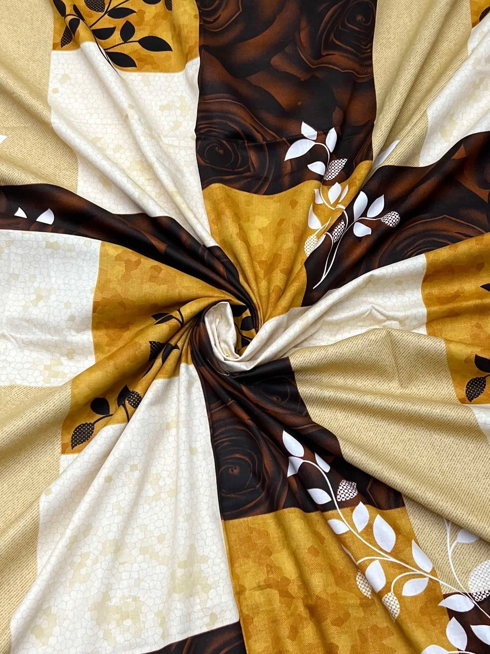 Pure Decor Pure Cotton Queen Size Double Bedsheet