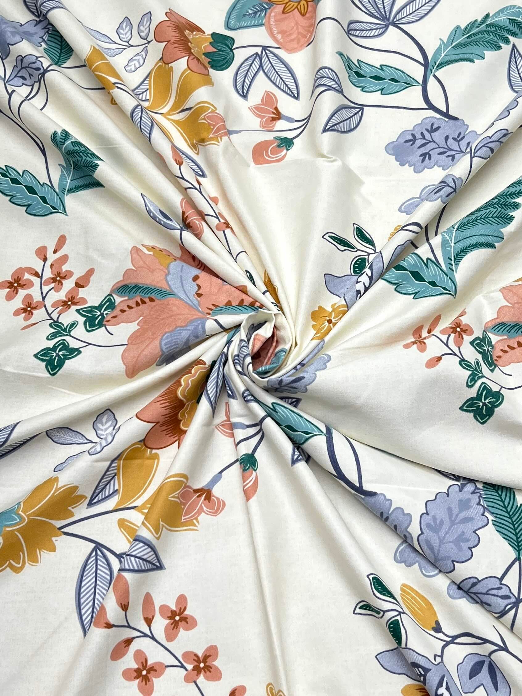 Pure Decor Polycotton Queen Size Double Bedsheet