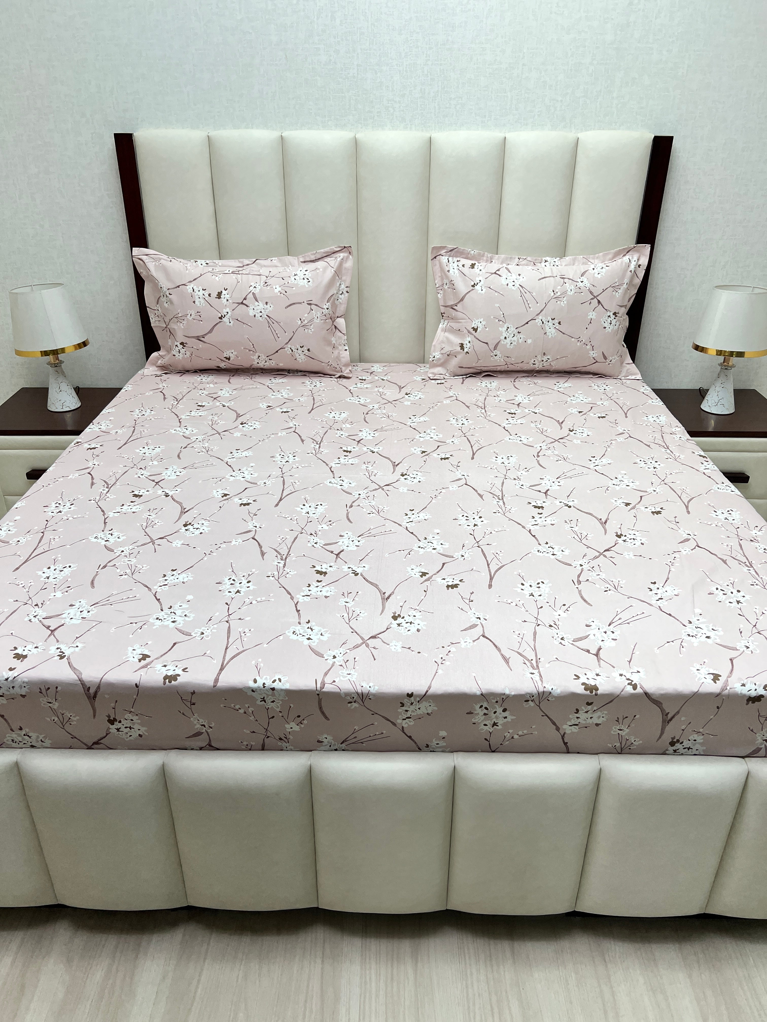 Pure Decor Pure Cotton King Size Double Bedsheet