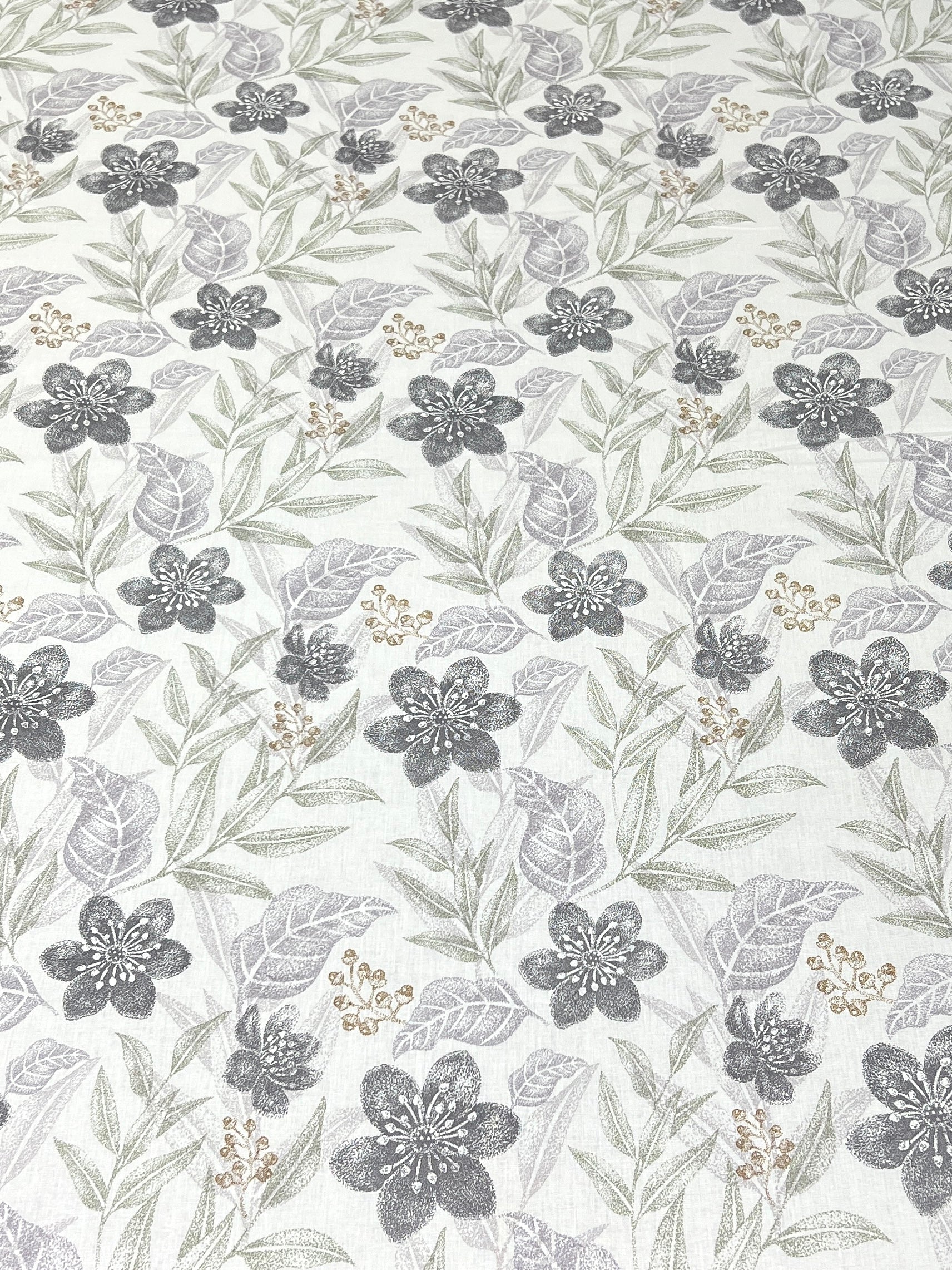 A-4245 Pure Cotton 180 TC King Size Double Bedsheet (274X274) with Two Pillow Covers (50X76)