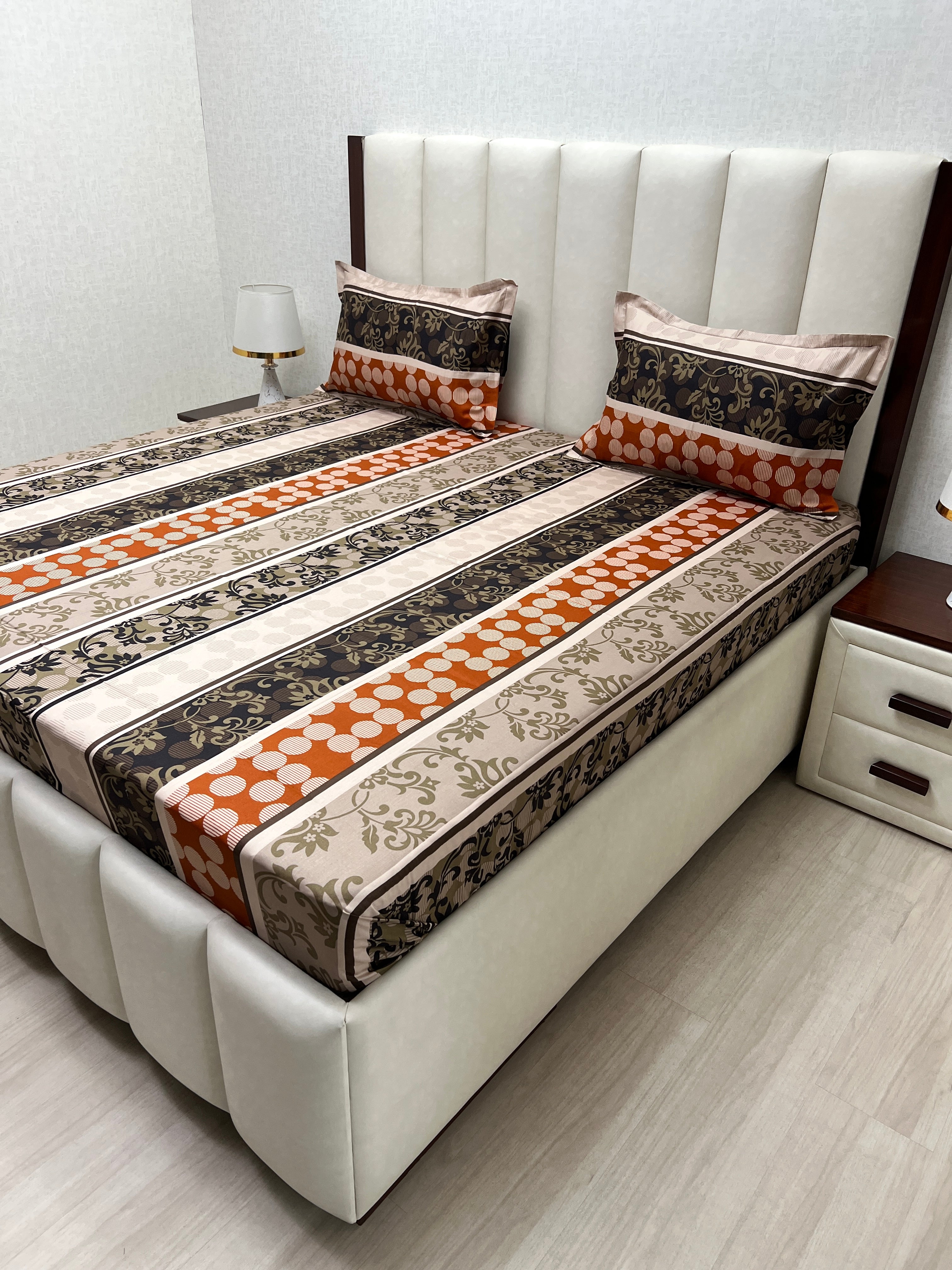 Pure Decor Pure Cotton Queen Size Double Bedsheet